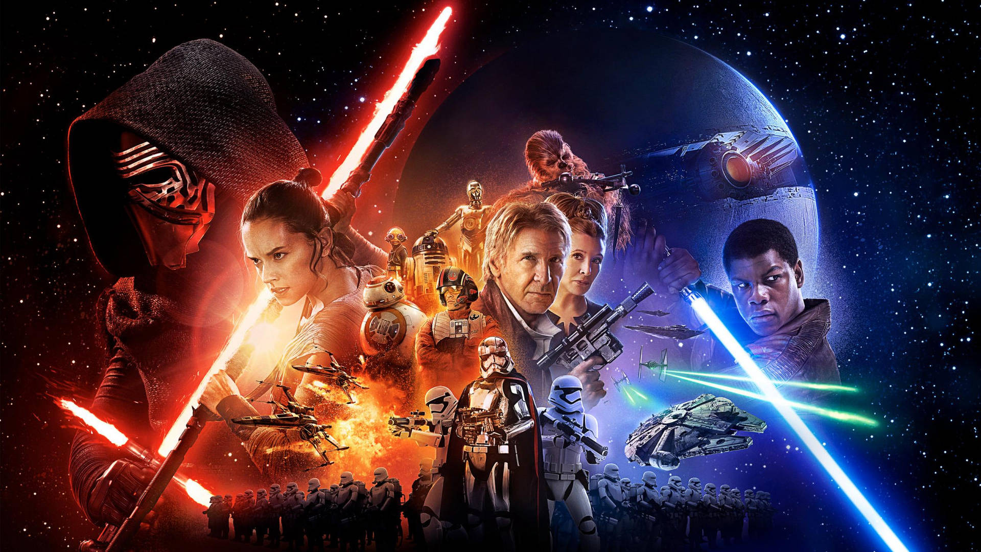 «Samle kraften!» — Star Wars Bakgrunner