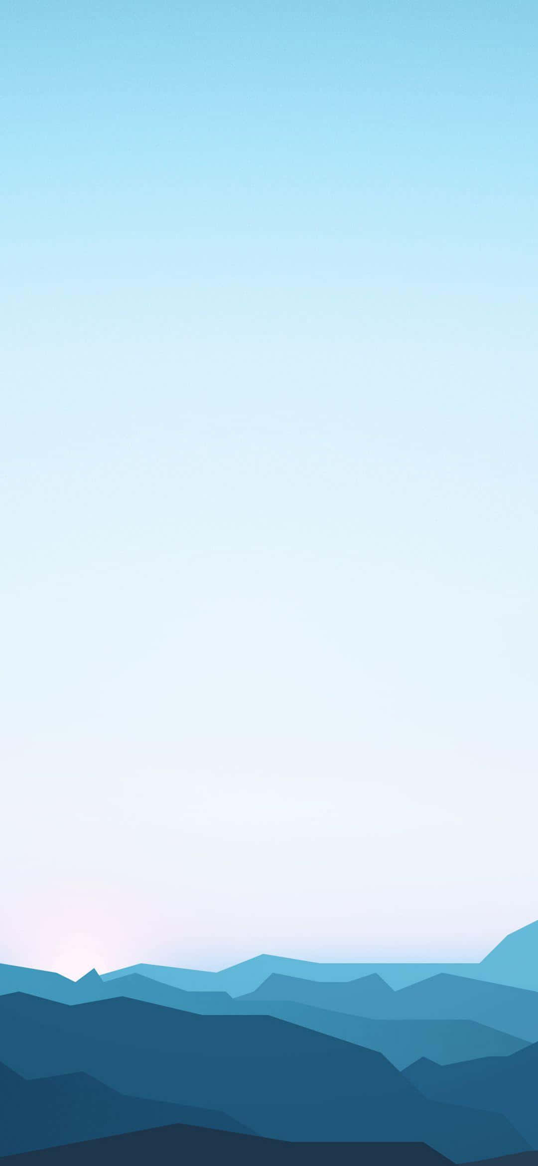 1080x2340 4K Minimalistisk Fjell Geometrisk Kunst Bakgrunner