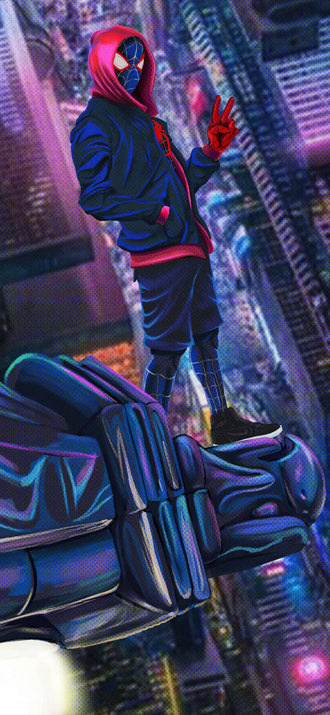 1080x2340 4K Spider-Man: Into the Spider-Verse Bakgrunner