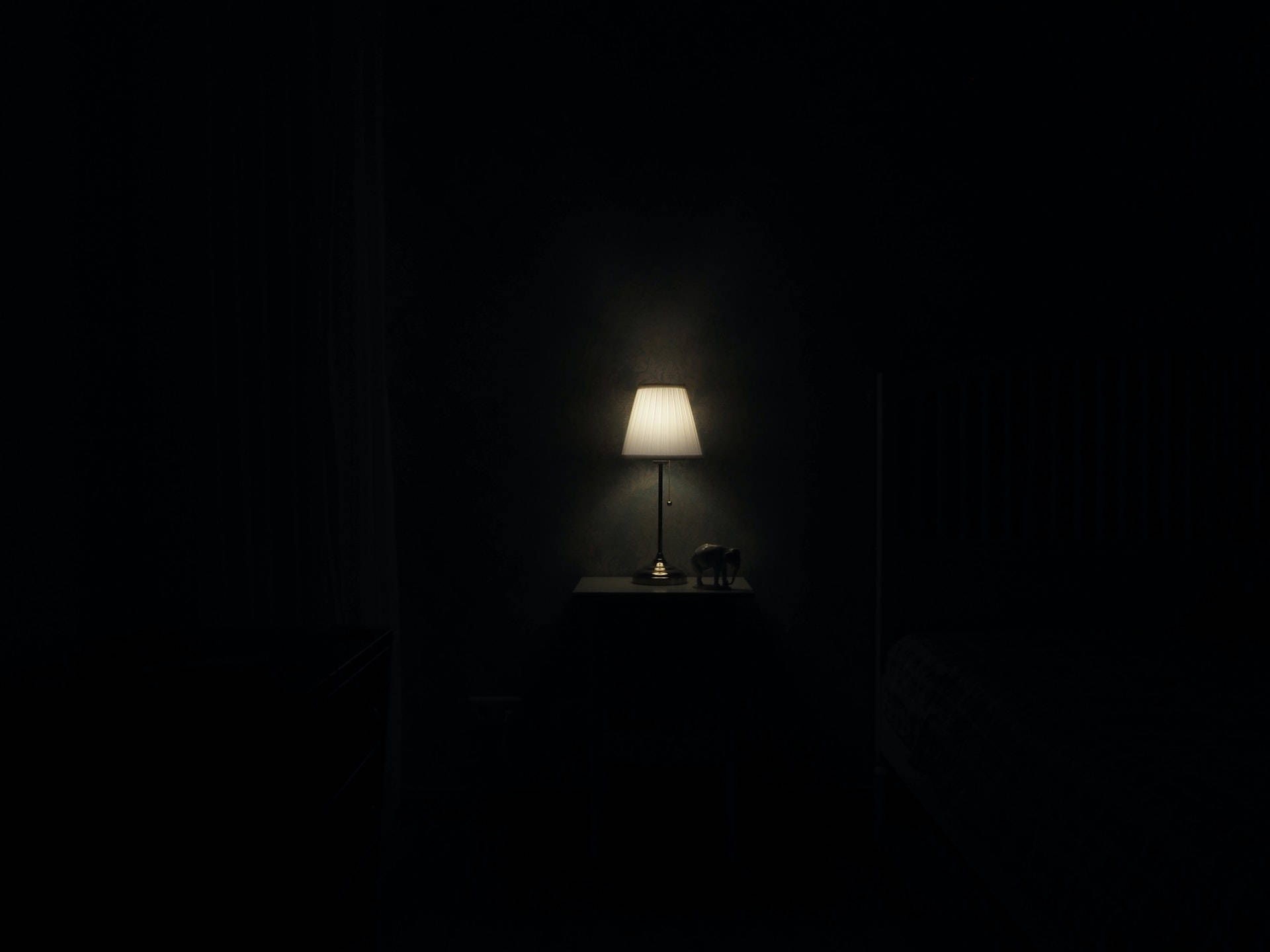 1920x1080 HD Mørk Lampe Bakgrunner