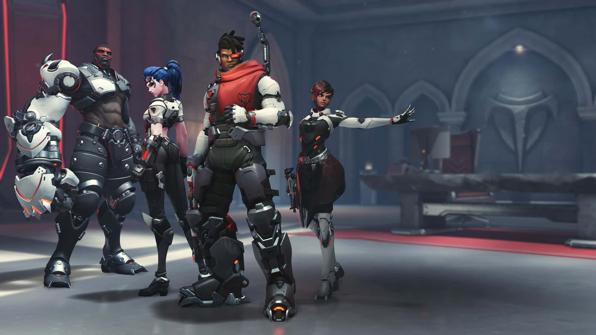 1920x1080 Overwatch-spillkarakterer Bakgrunn Bakgrunner