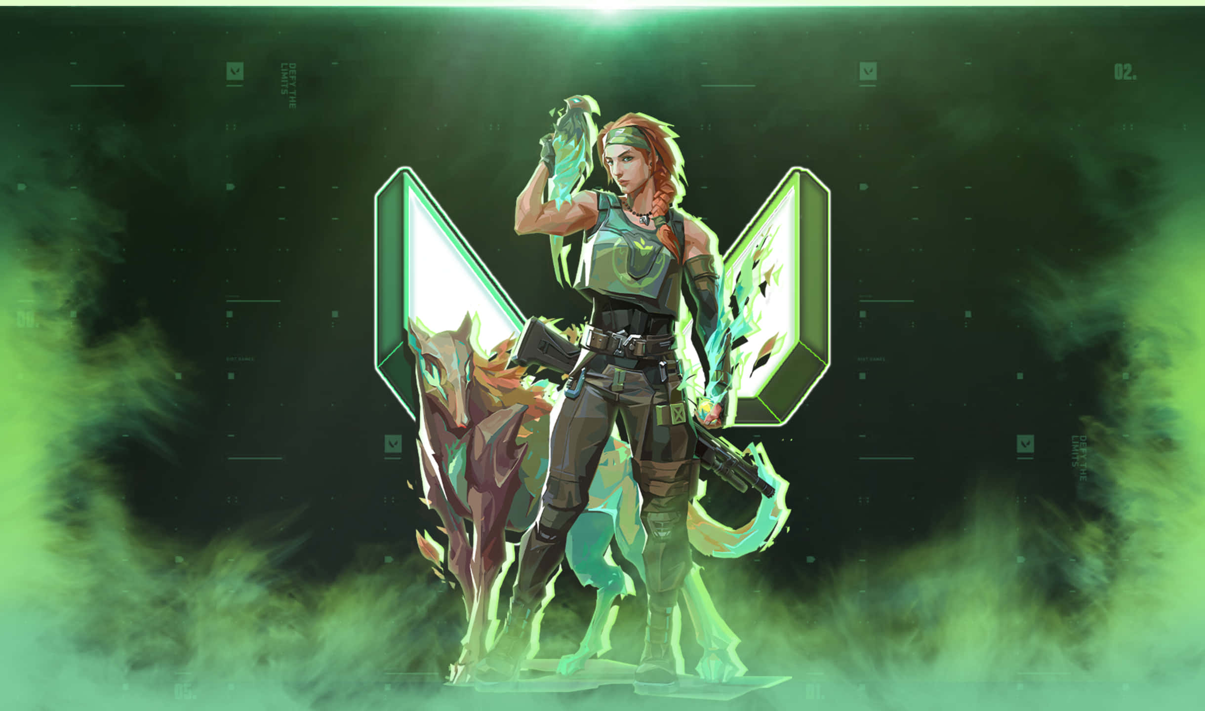 2440x1440 Valorant Bakgrunn Skye Bakgrunner