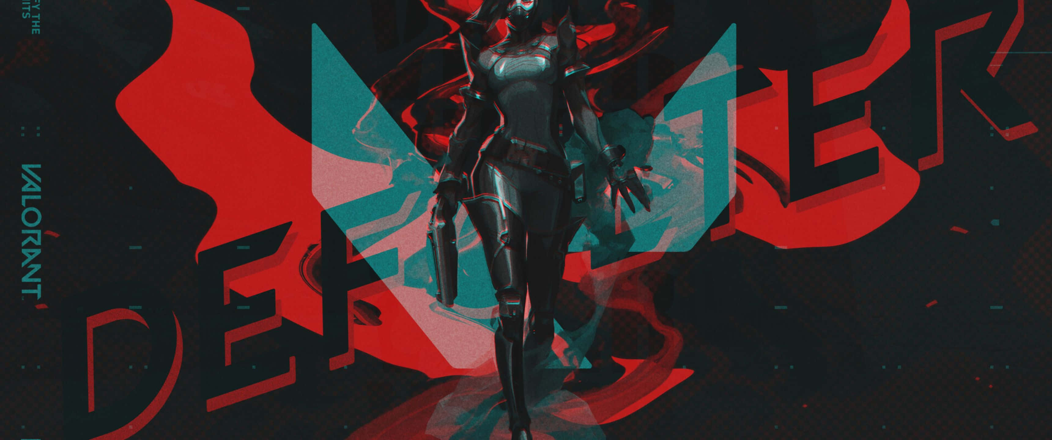 3440x1440p Valorant Viper Plakat Bakgrunn Bakgrunner