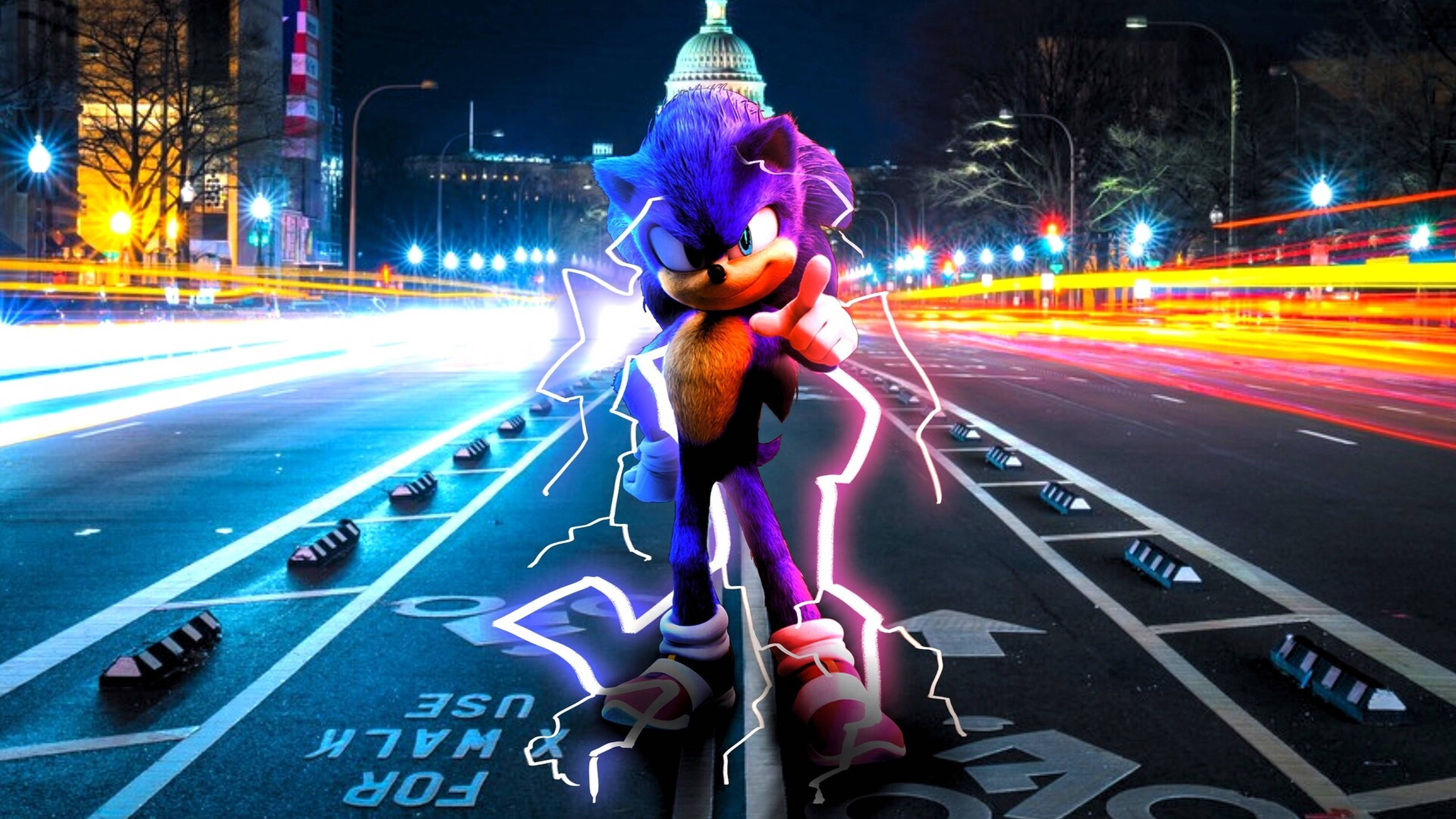 3840x2160 Skjerm Sonic Hedgehog Bakgrunner