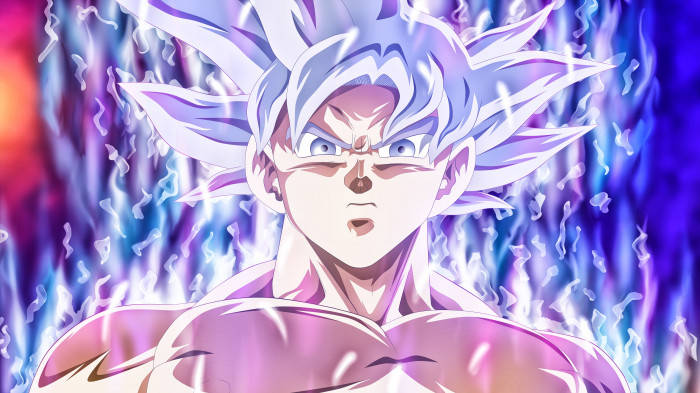8k 3d Anime Goku i Flammer