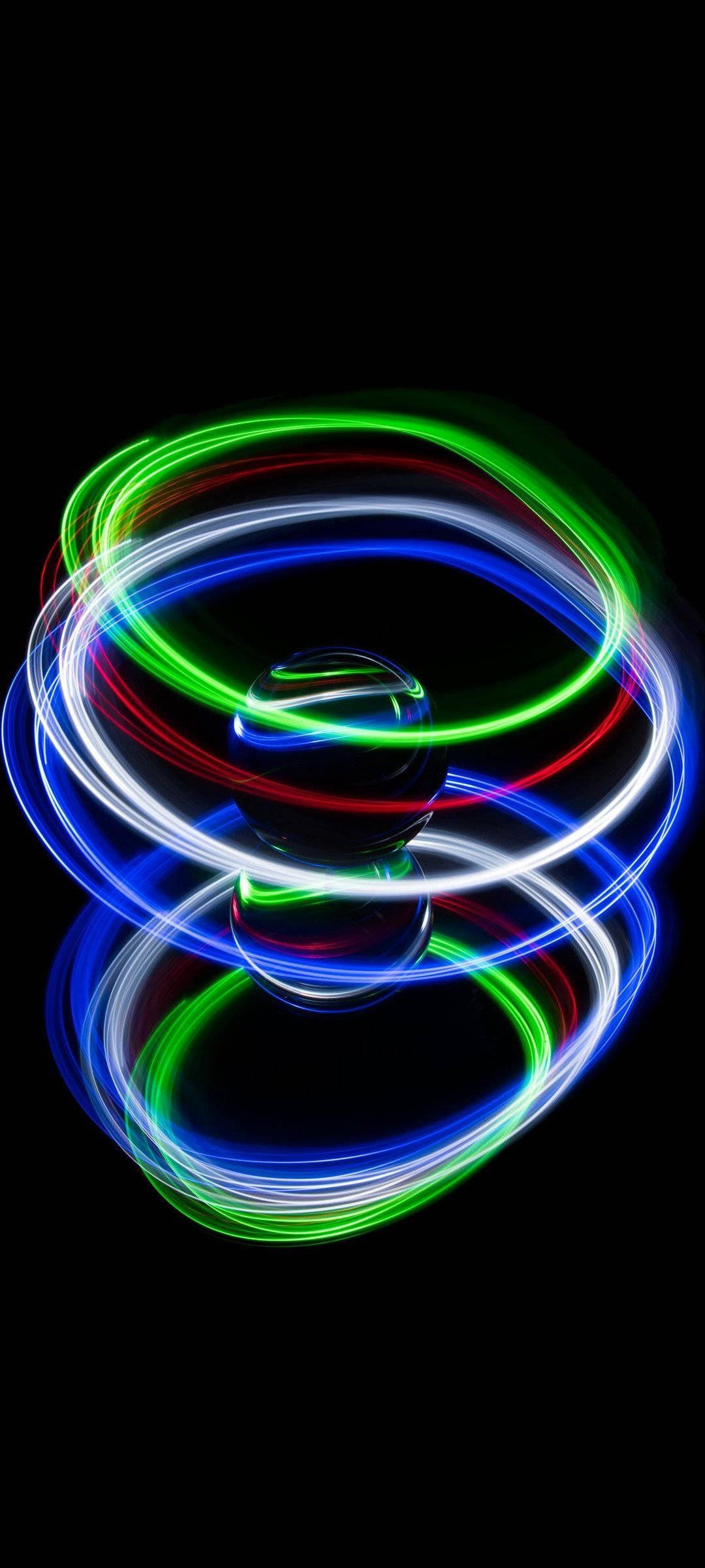 3D-kule neon-telefon Bakgrunner