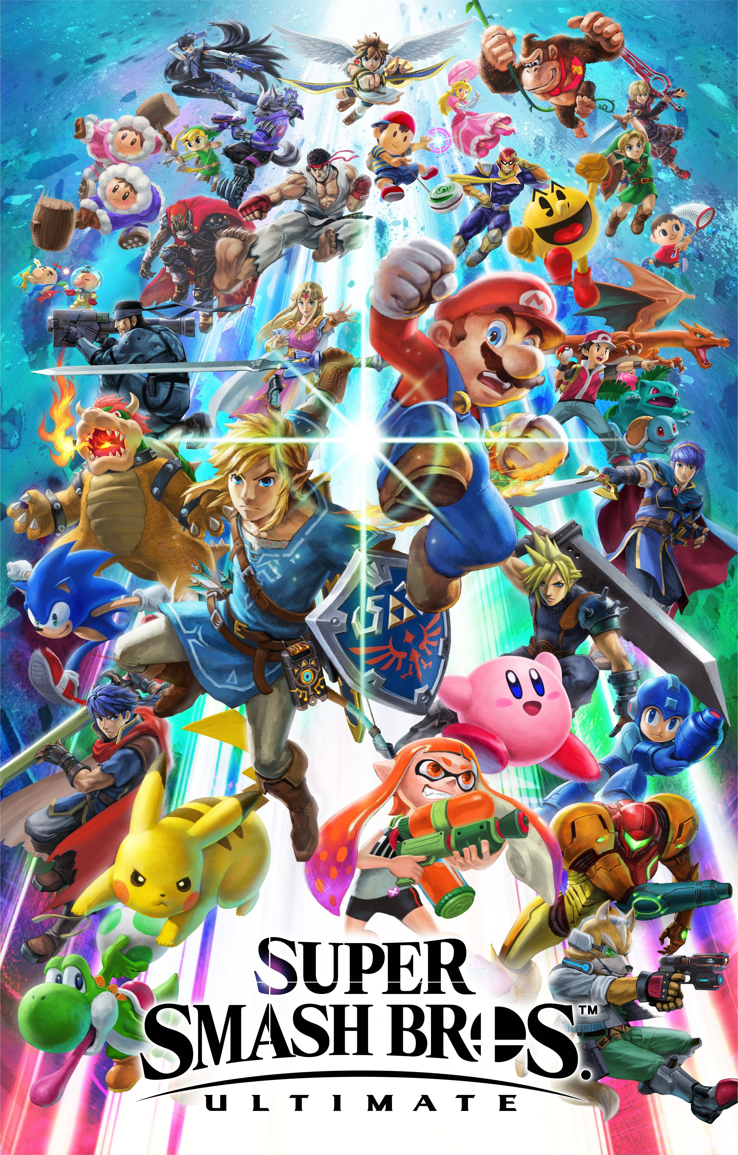 3D Smash Bros Ultimate Bakgrunner