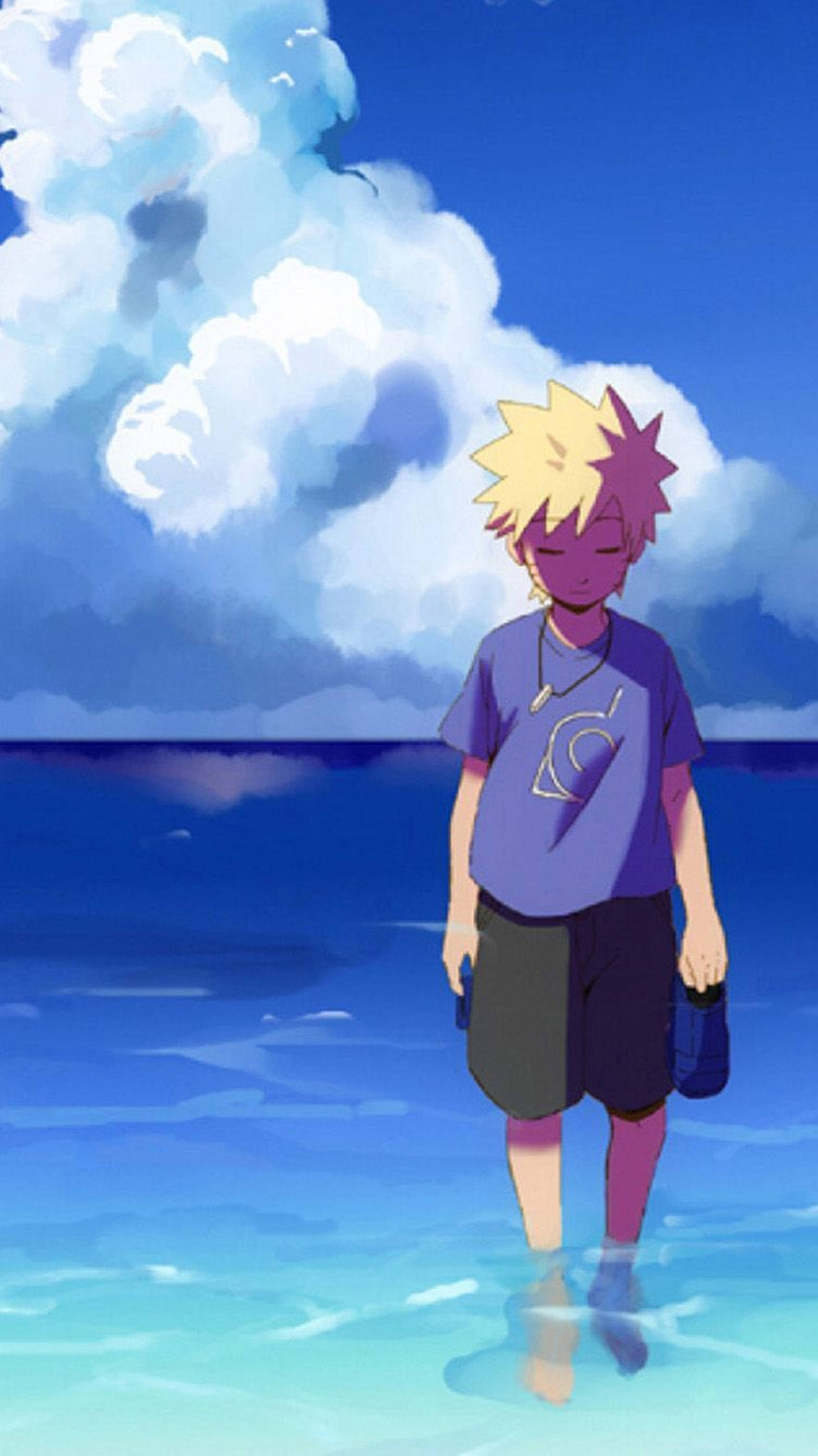 4K Anime IPhone Barn Uzumaki Naruto
