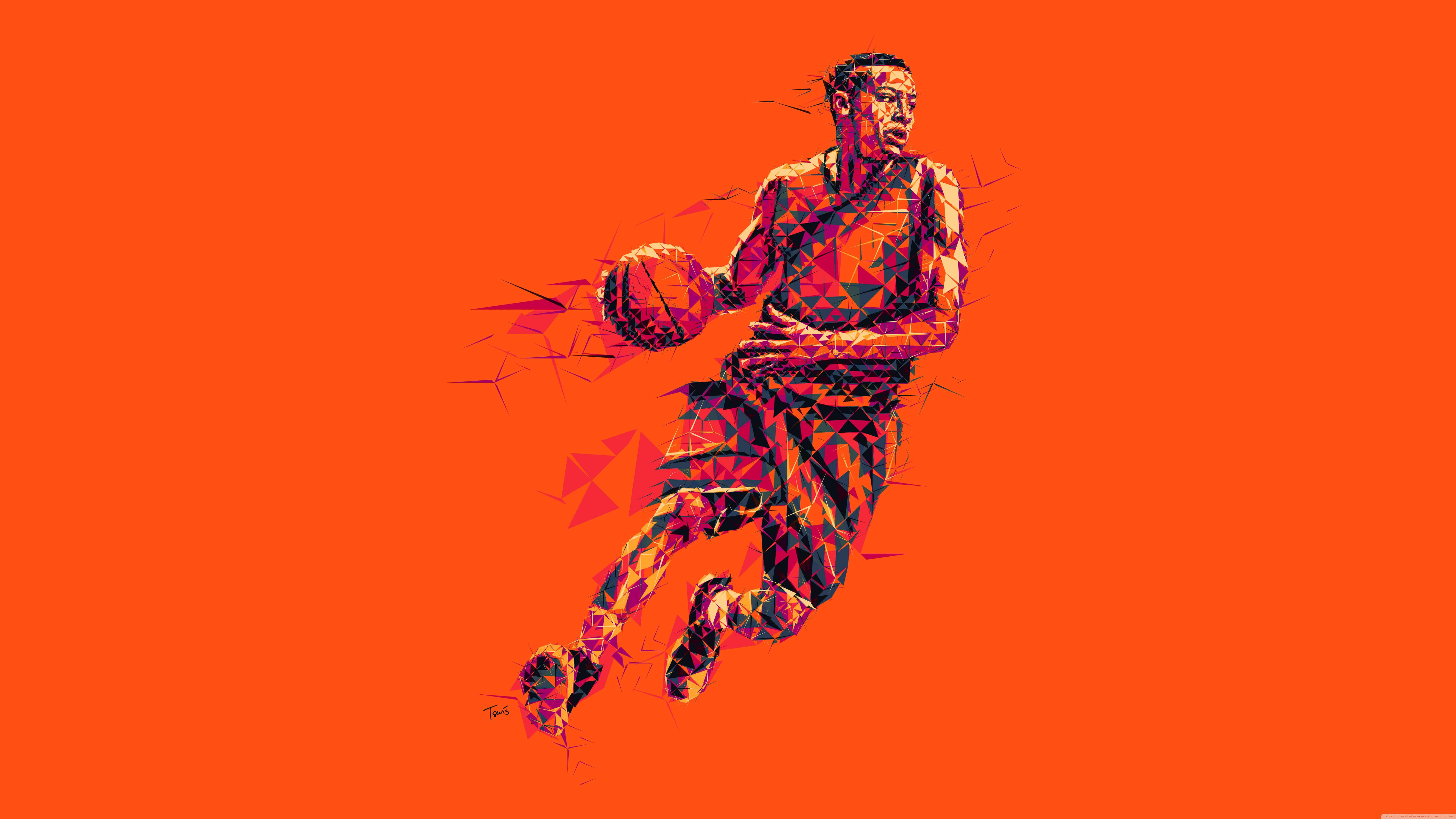"4K Basketball er den perfekte måten å være aktiv på" Bakgrunner