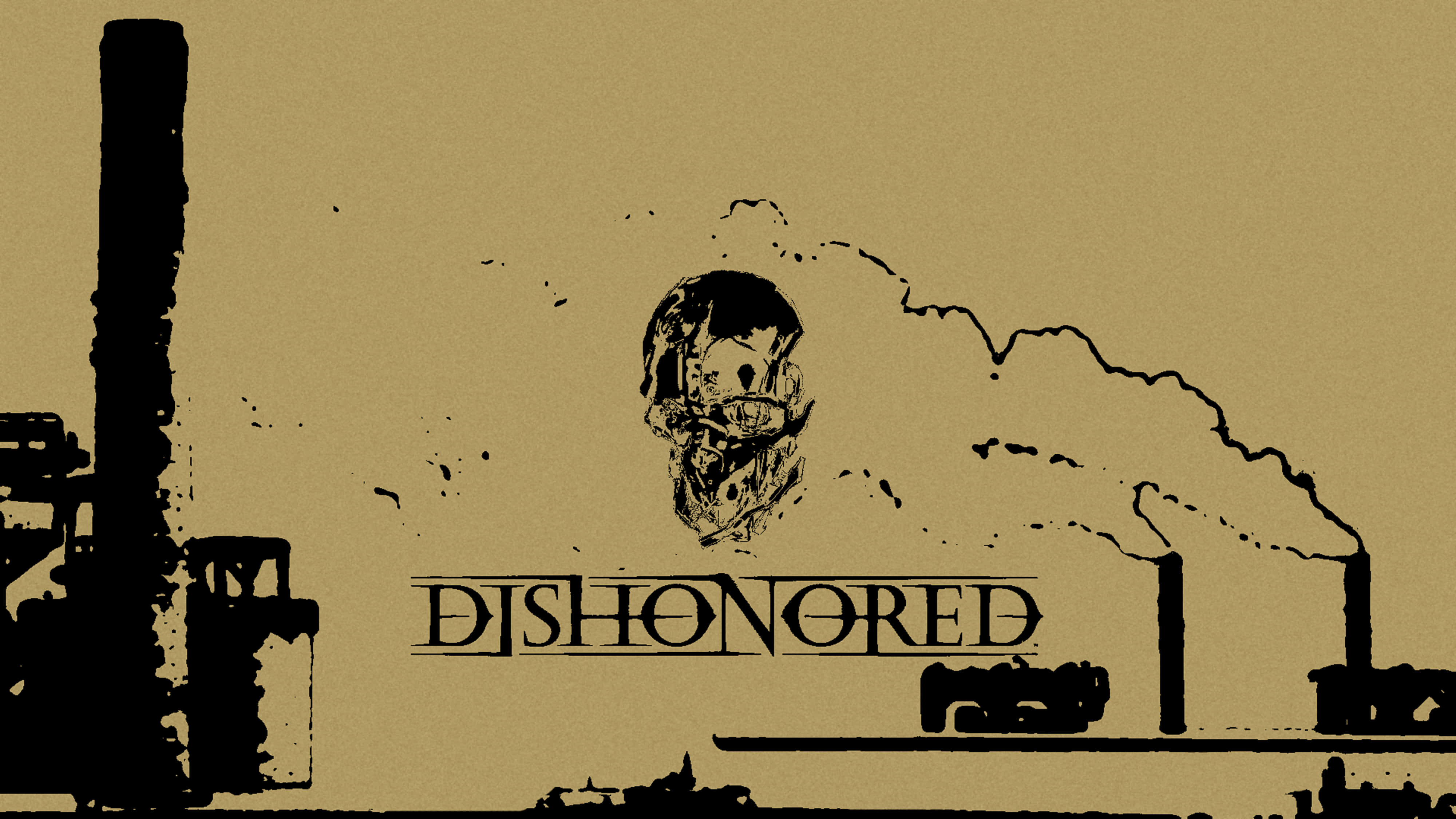 4K Dishonored Brun Estetikk Bakgrunner