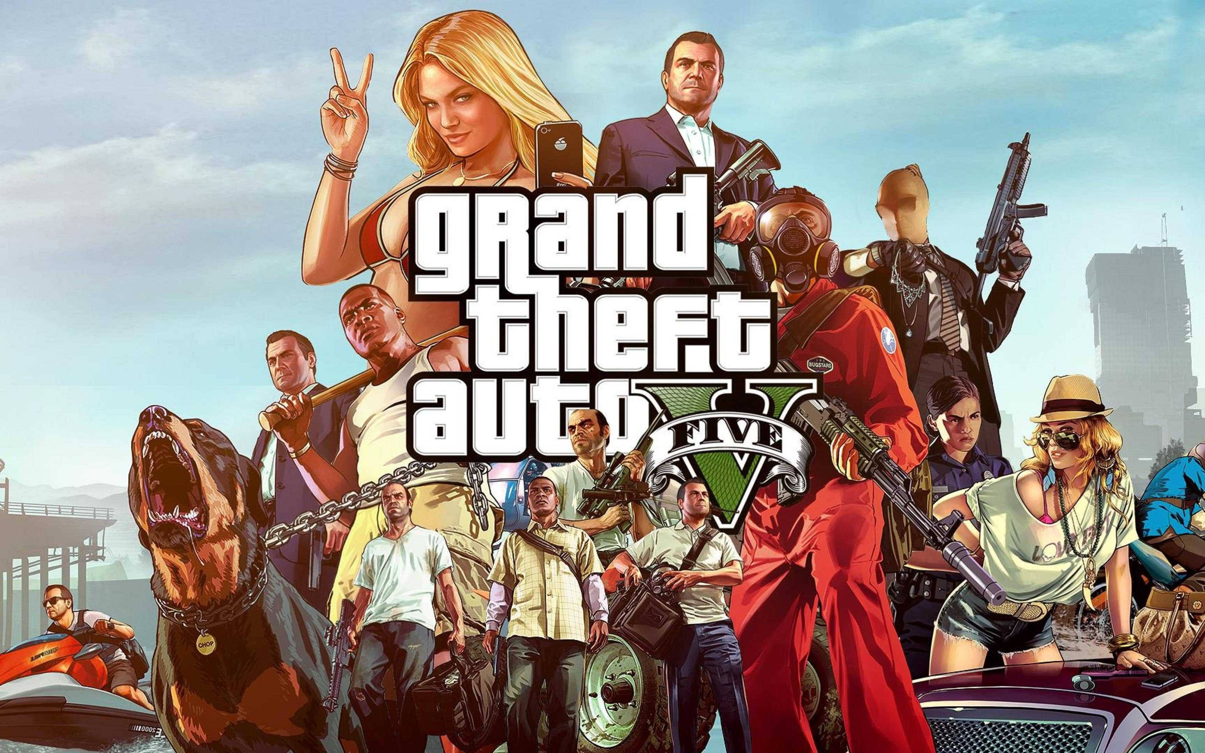 4K GTA 5 Rollebesetning Bakgrunner
