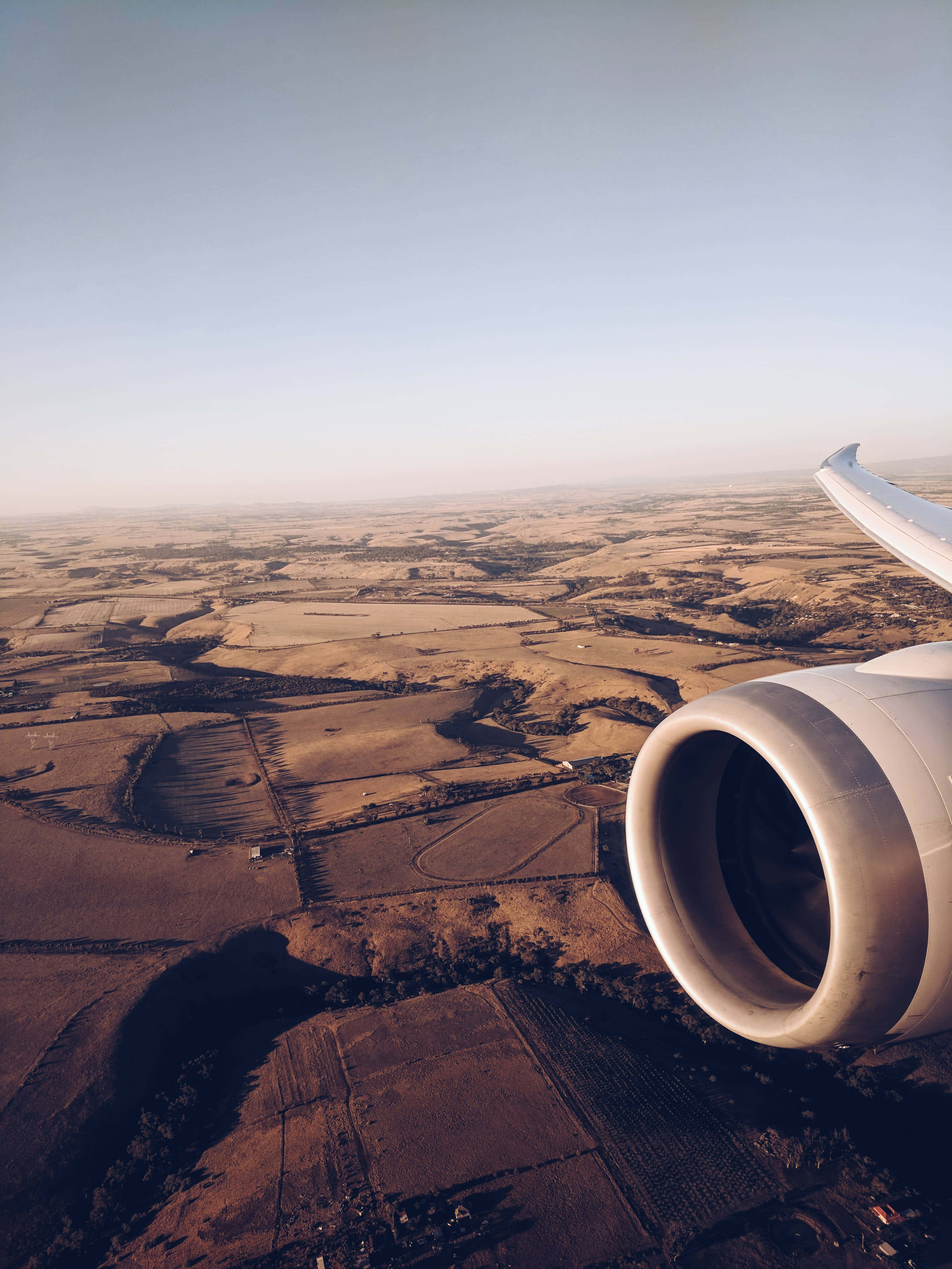 4K Microsoft Flight Simulator Bakgrunn Utsikt fra Flyvindu Bakgrunner
