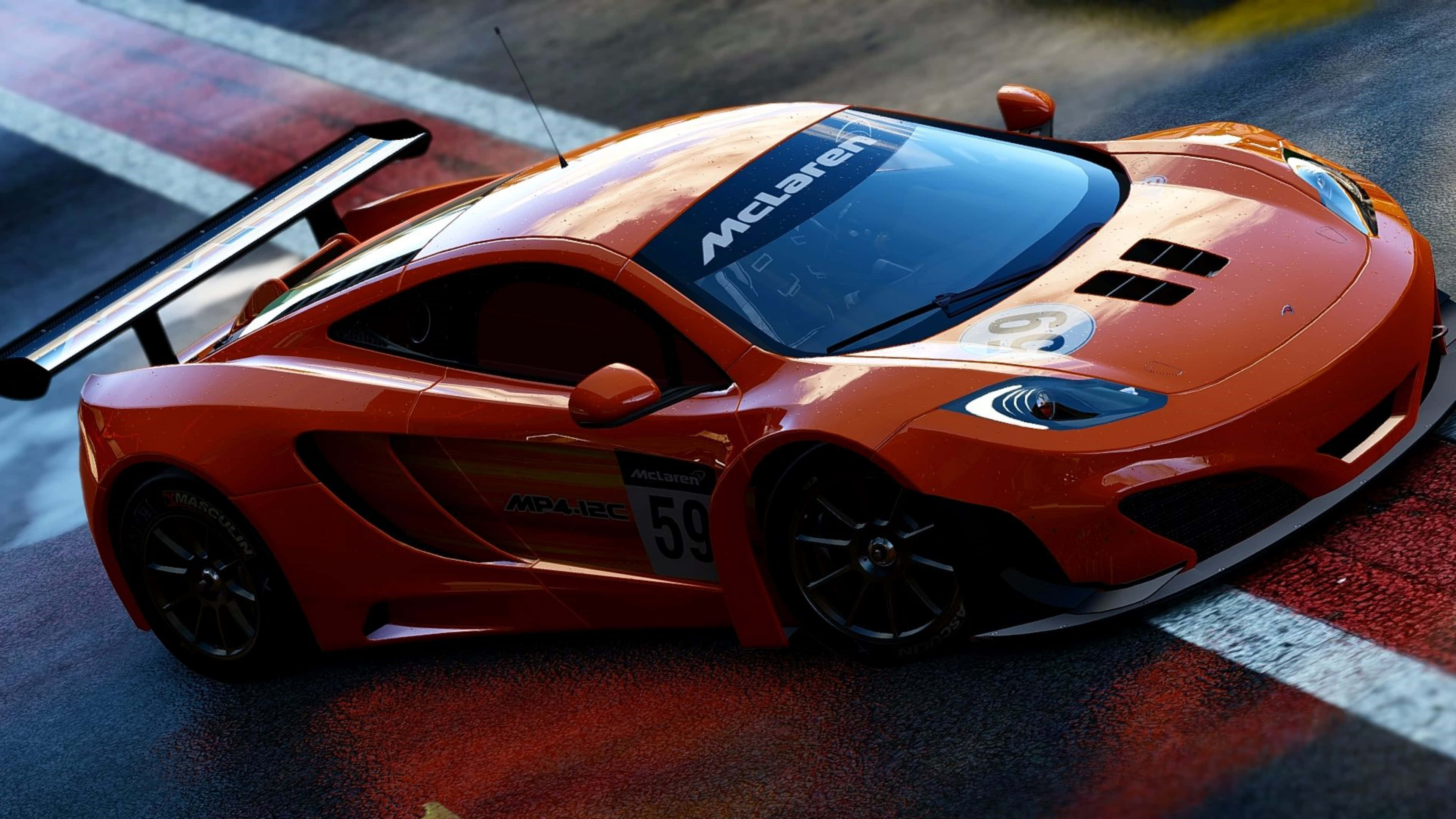 4K Project Cars Kobber McLaren 12C Bakgrunn Bakgrunner