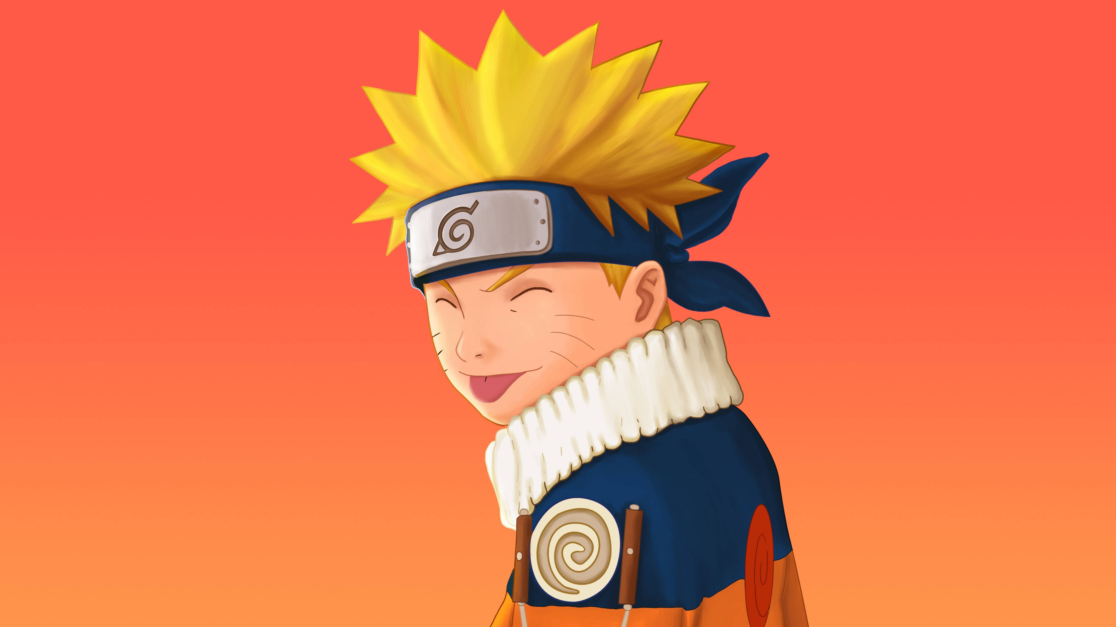 4K Ultra HD Naruto med tungen ut Bakgrunner