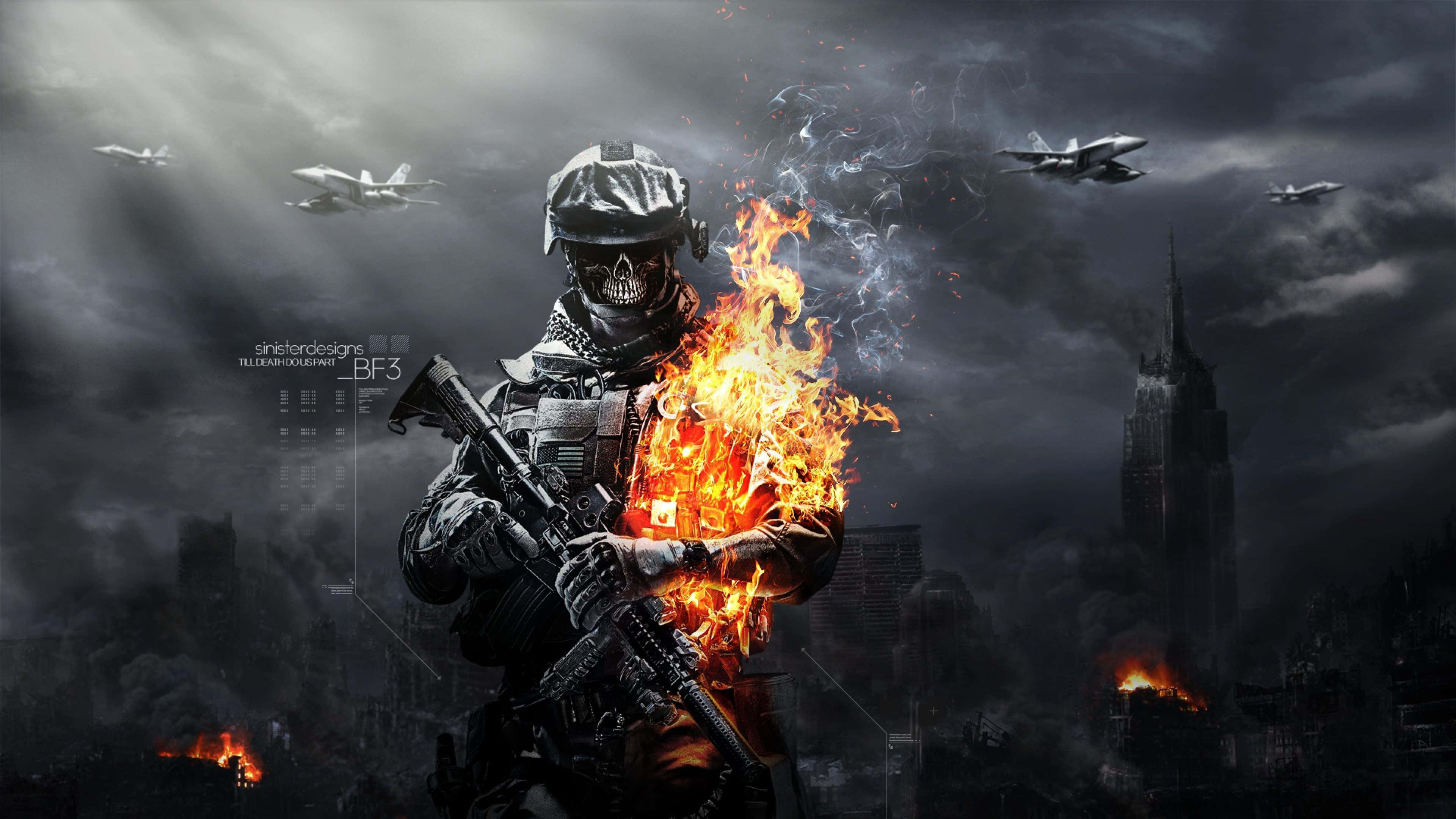 4K Ultra HD Spilling Call of Duty: Mobile Bakgrunner