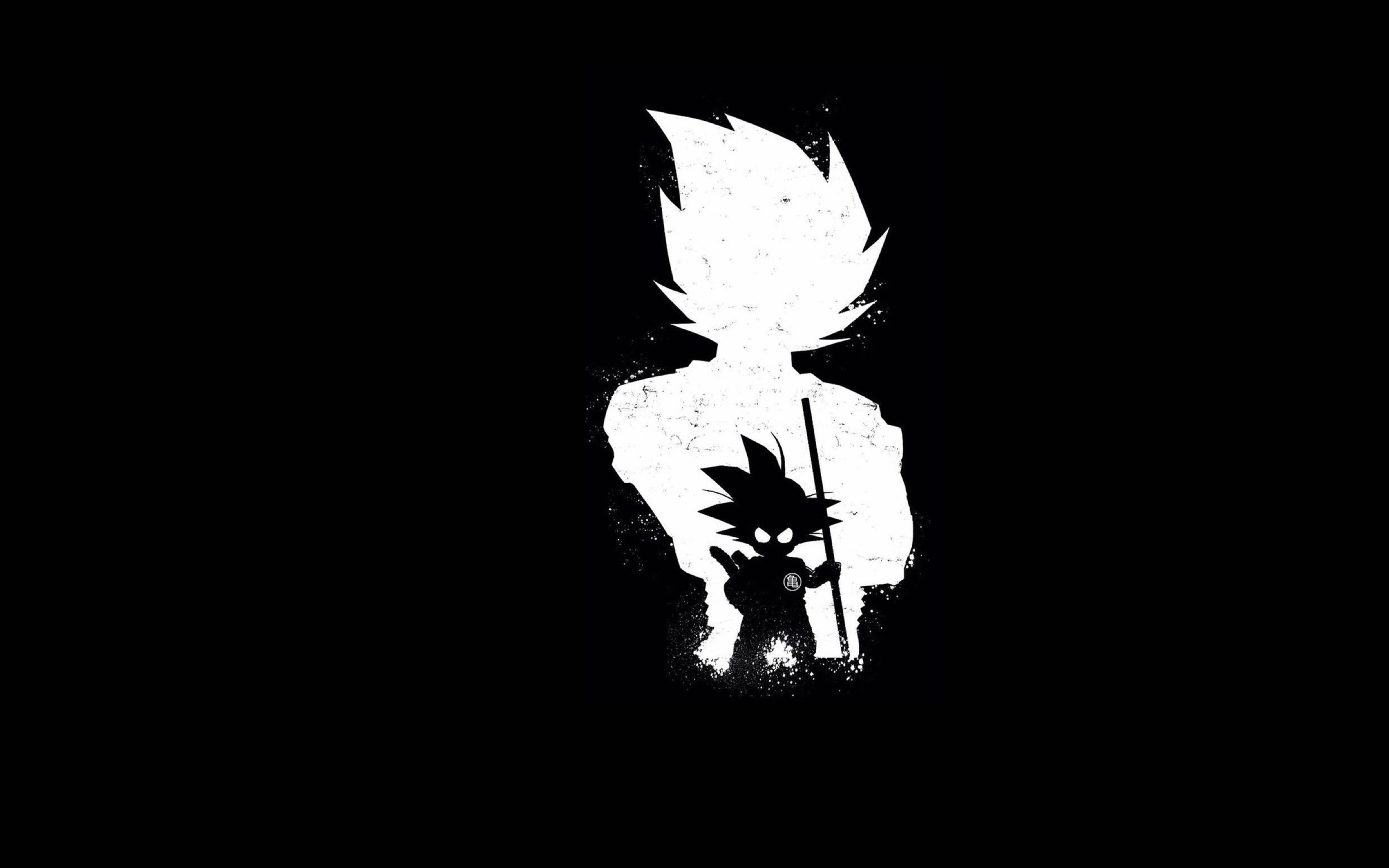 4K Ultra HD Svart Goku Bakgrunner