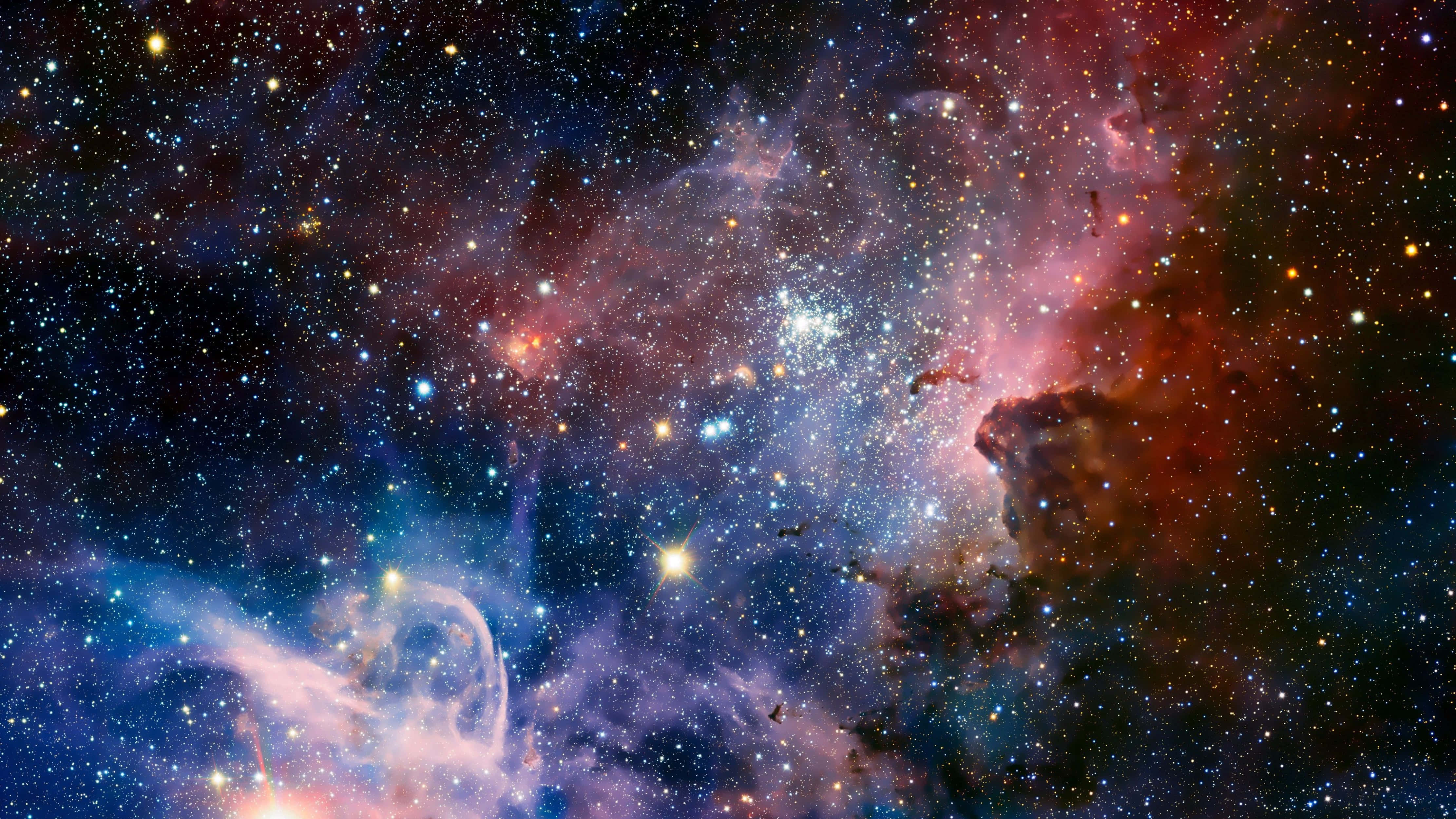 4K univers Carina-tåken Bakgrunner