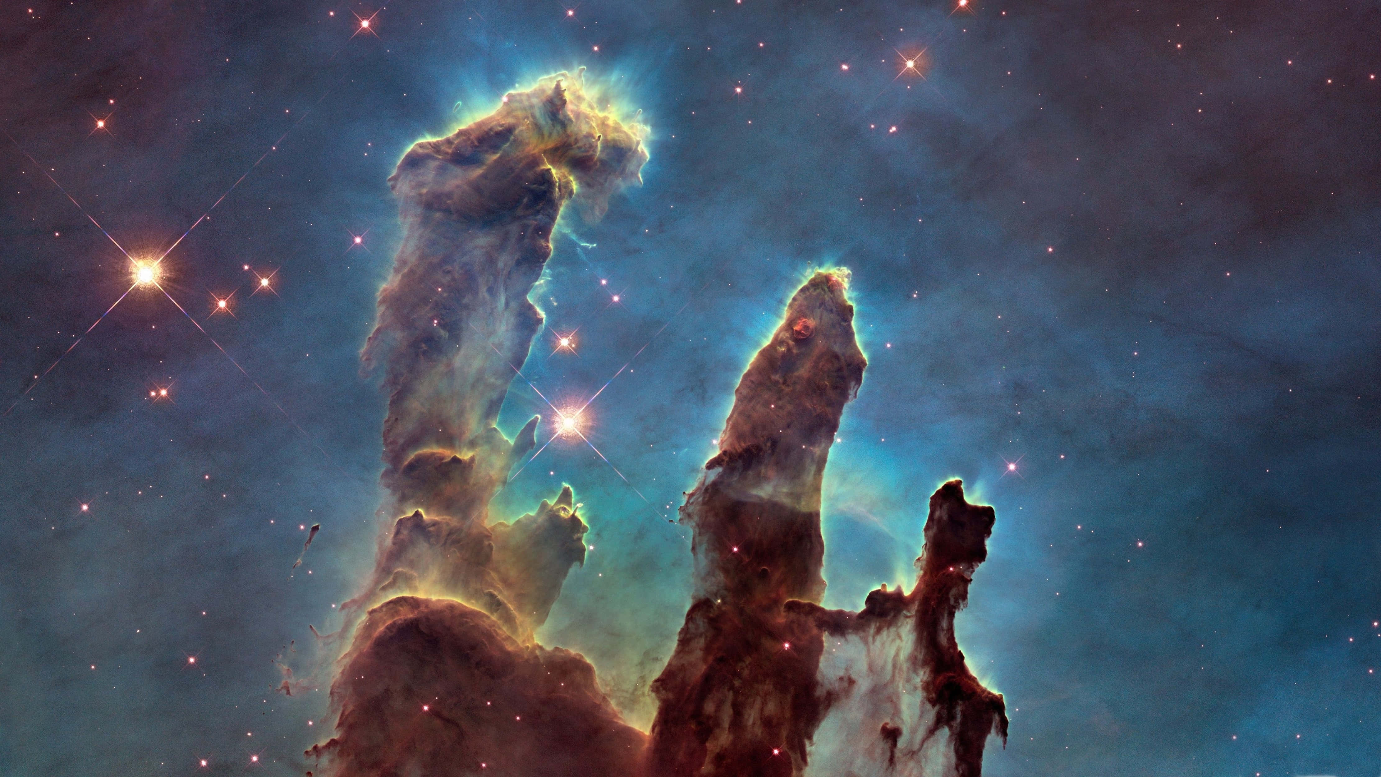 4K Univers Elefantsnabel-Lignende Tåke Bakgrunner