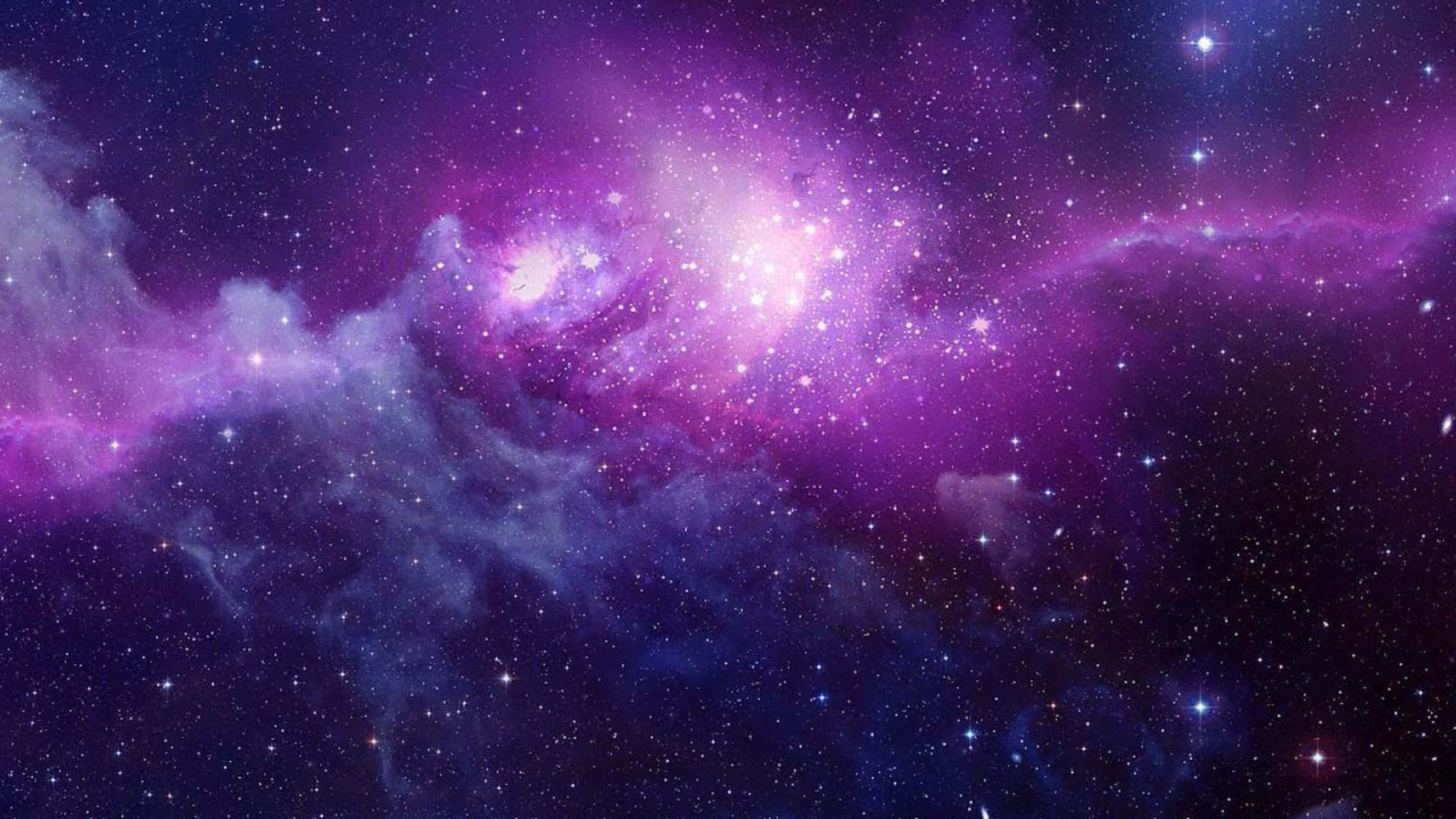 4K Univers Lilla Kosmisk Gassky Bakgrunner