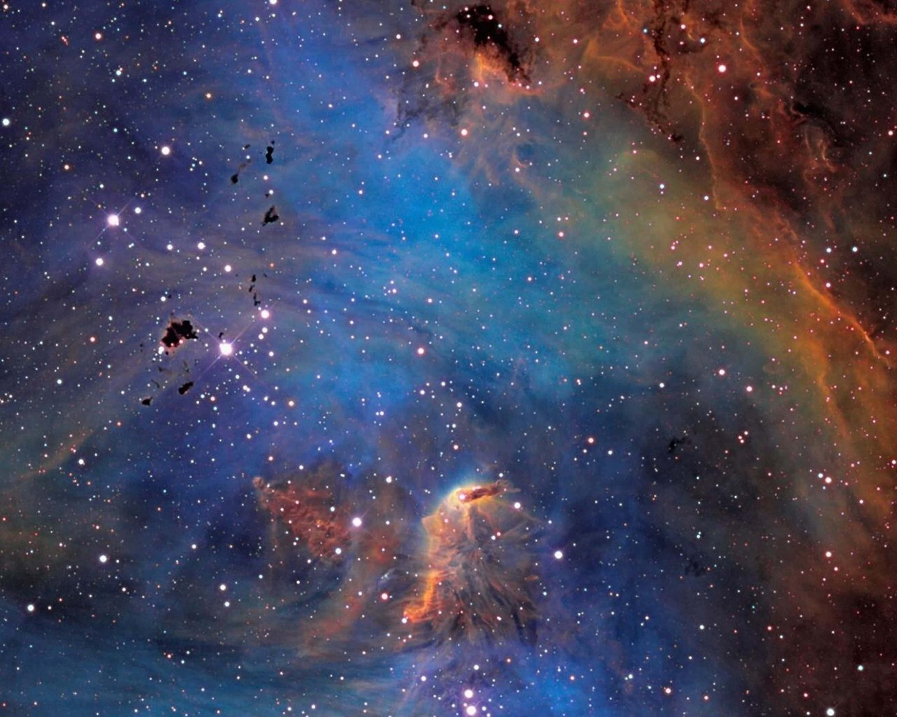 4K Univers Løpende Kylling-tåken Bakgrunner