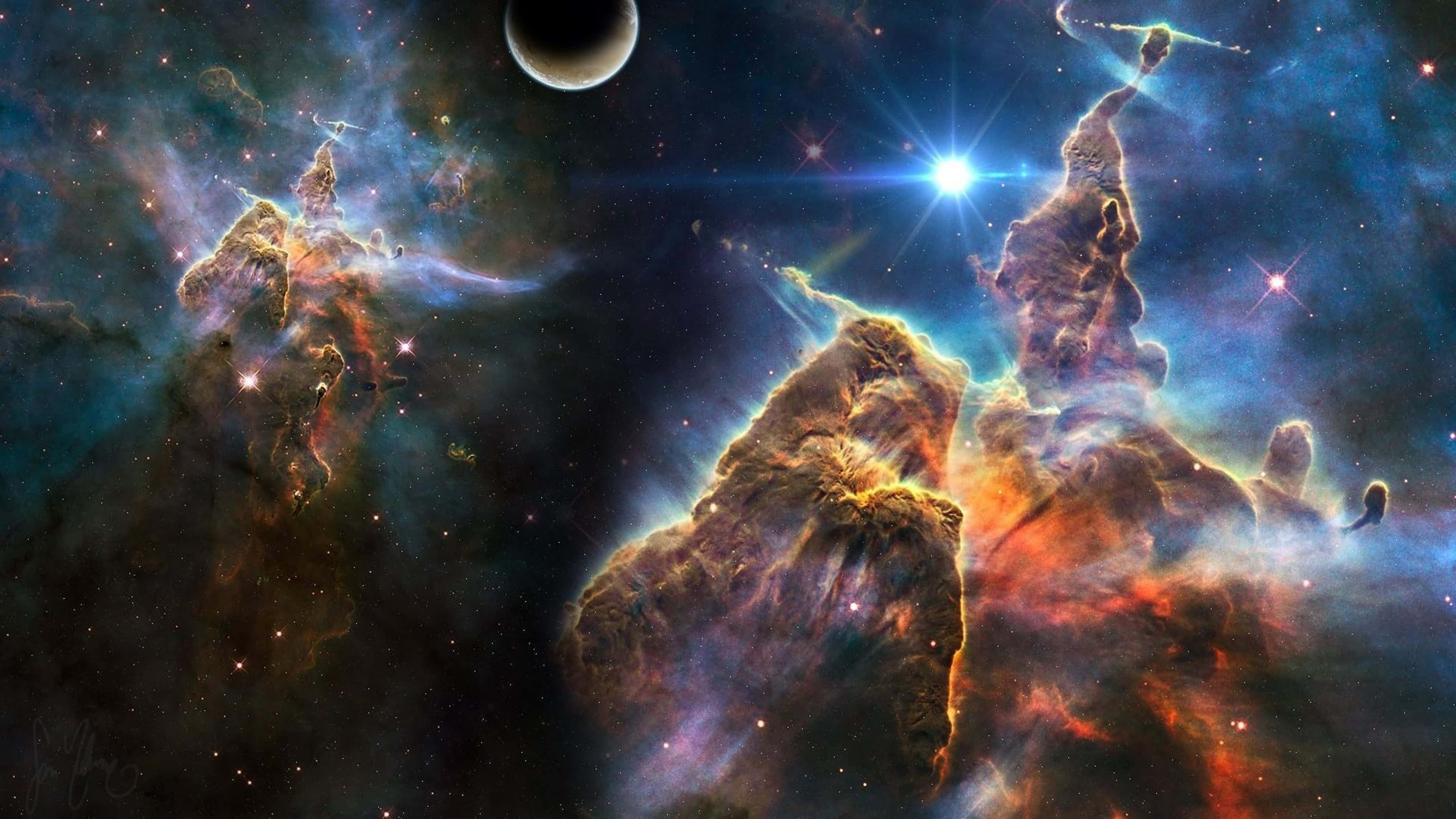 4K Univers Søyler av Skapelsen Bakgrunner