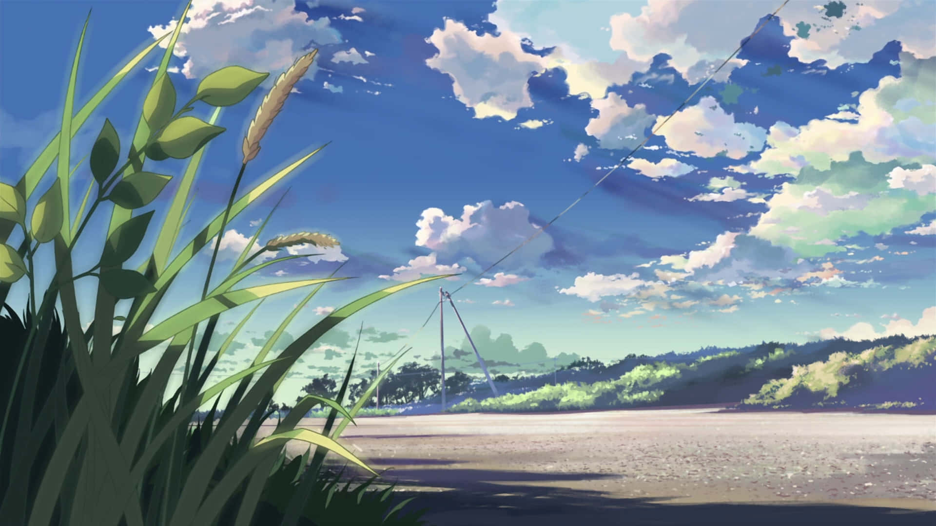 5 Centimeter Per Second Vakker Anime Scenery Bakgrunner