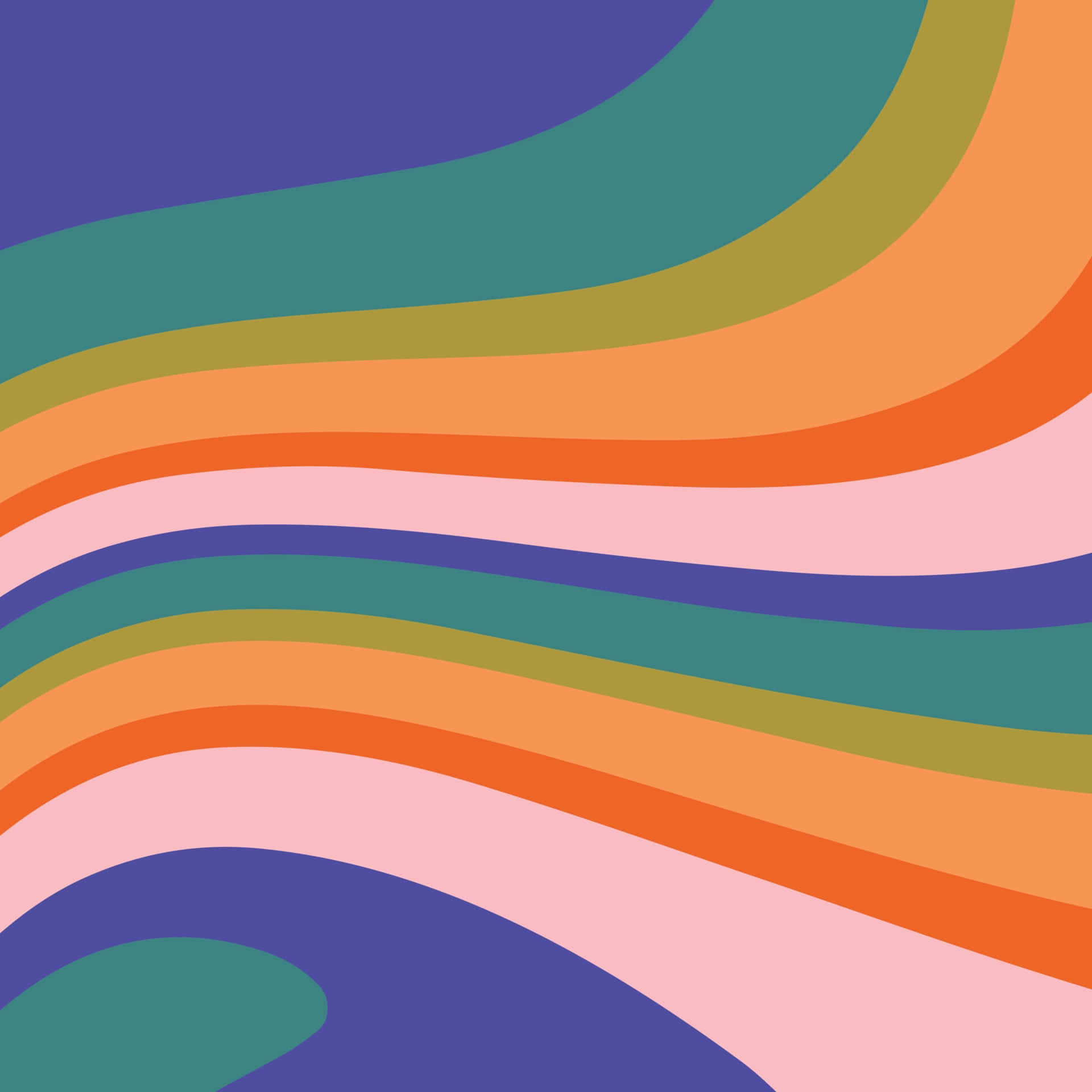 70-tallets groovy bakgrunn med fargerikt og formrikt design Bakgrunner