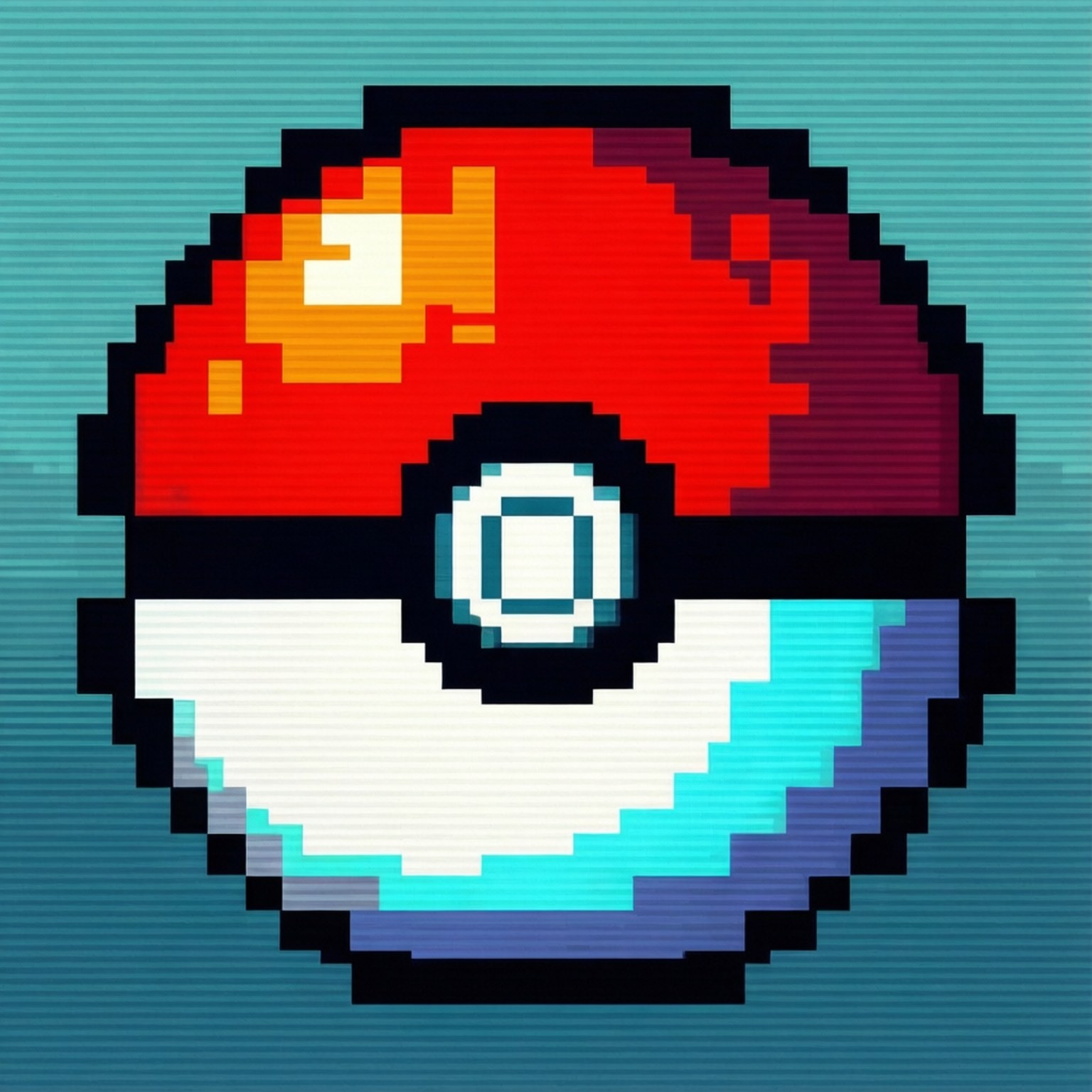 8-bit Master Ball Bakgrunner