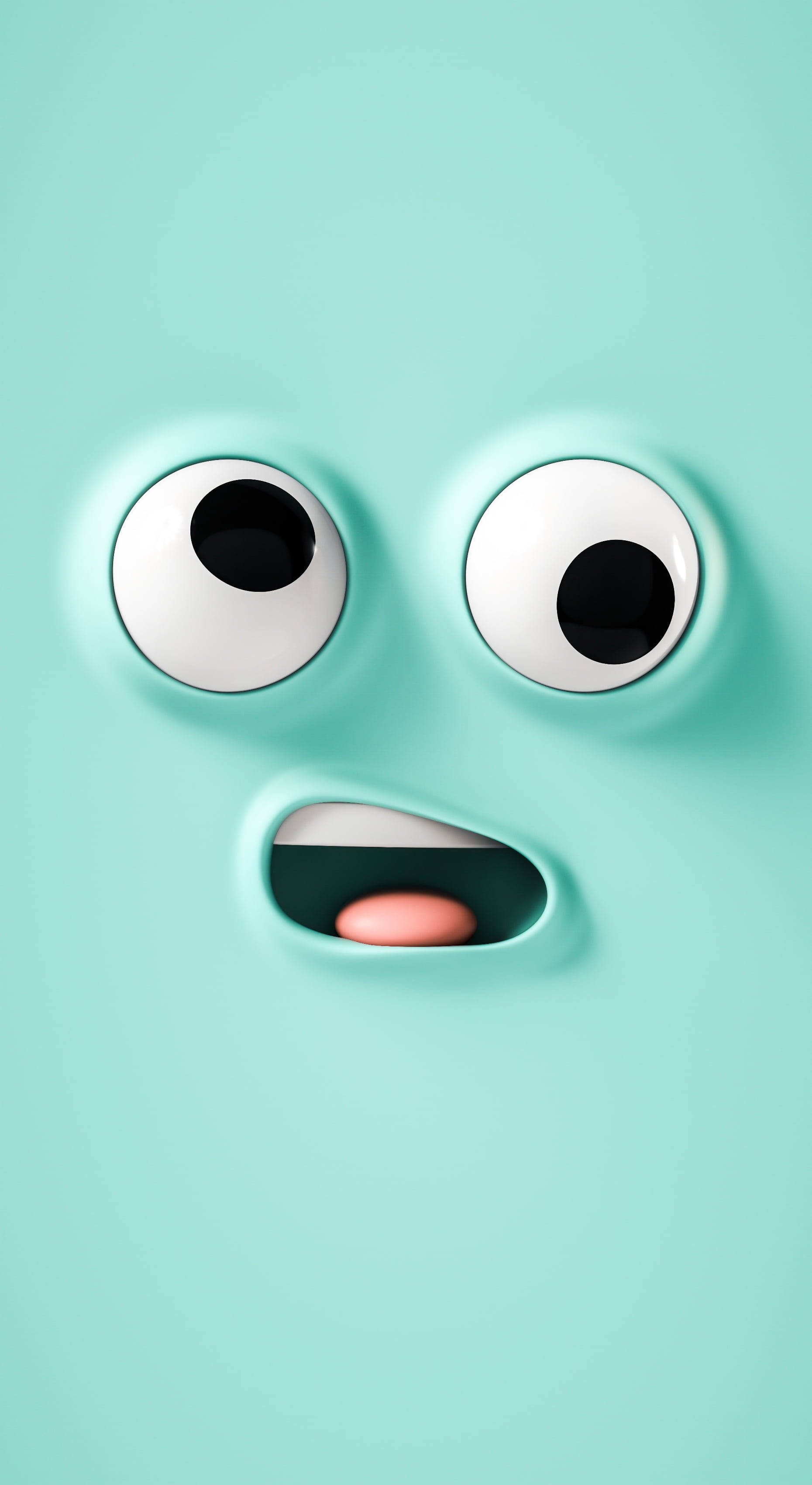8K iPhone Forvirret Emoji Bakgrunner