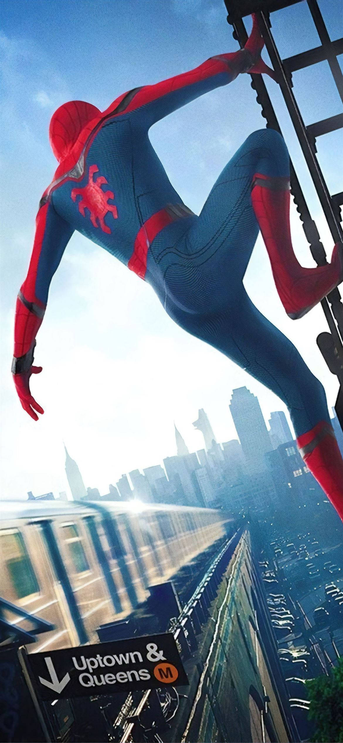 8K iPhone Spider-Man Bakgrunner