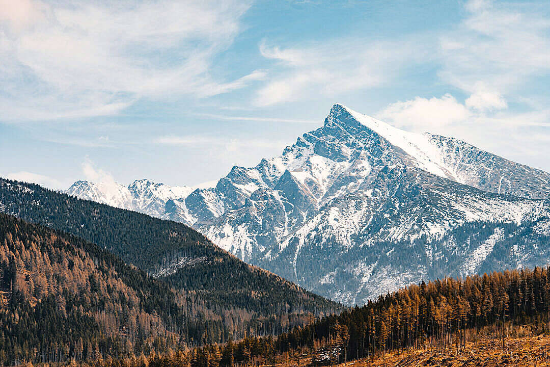 8K Ultra HD Kriváň Tatra-fjellene Bakgrunner