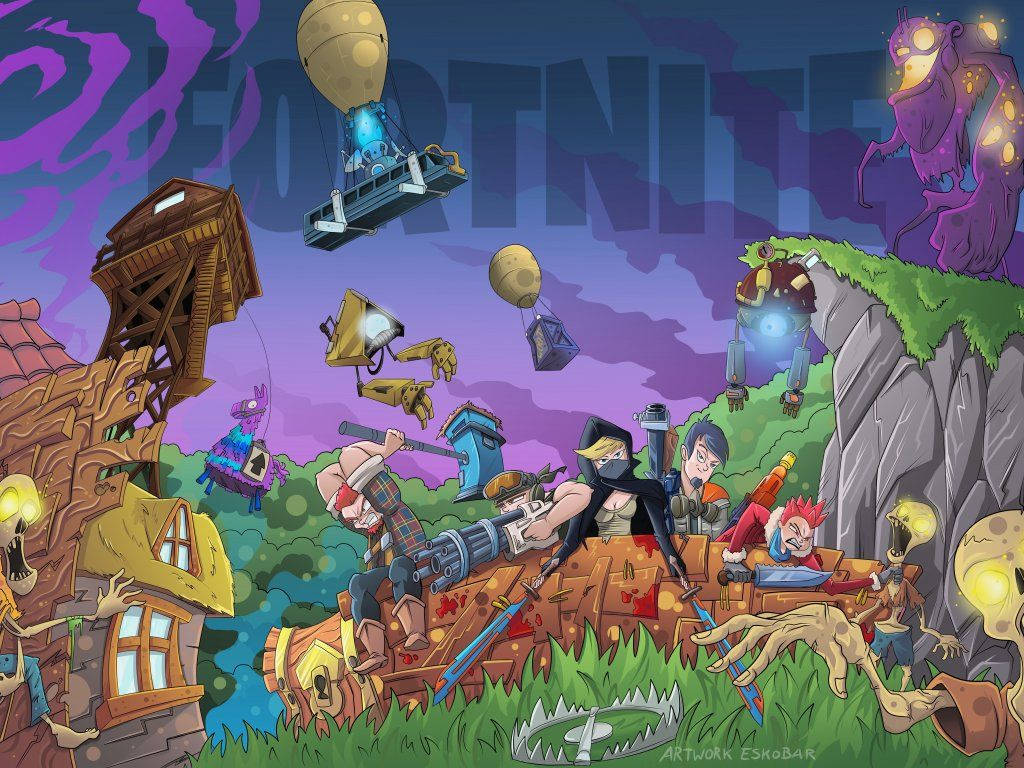 Å spille Fortnite har aldri vært morsommere! Bakgrunner
