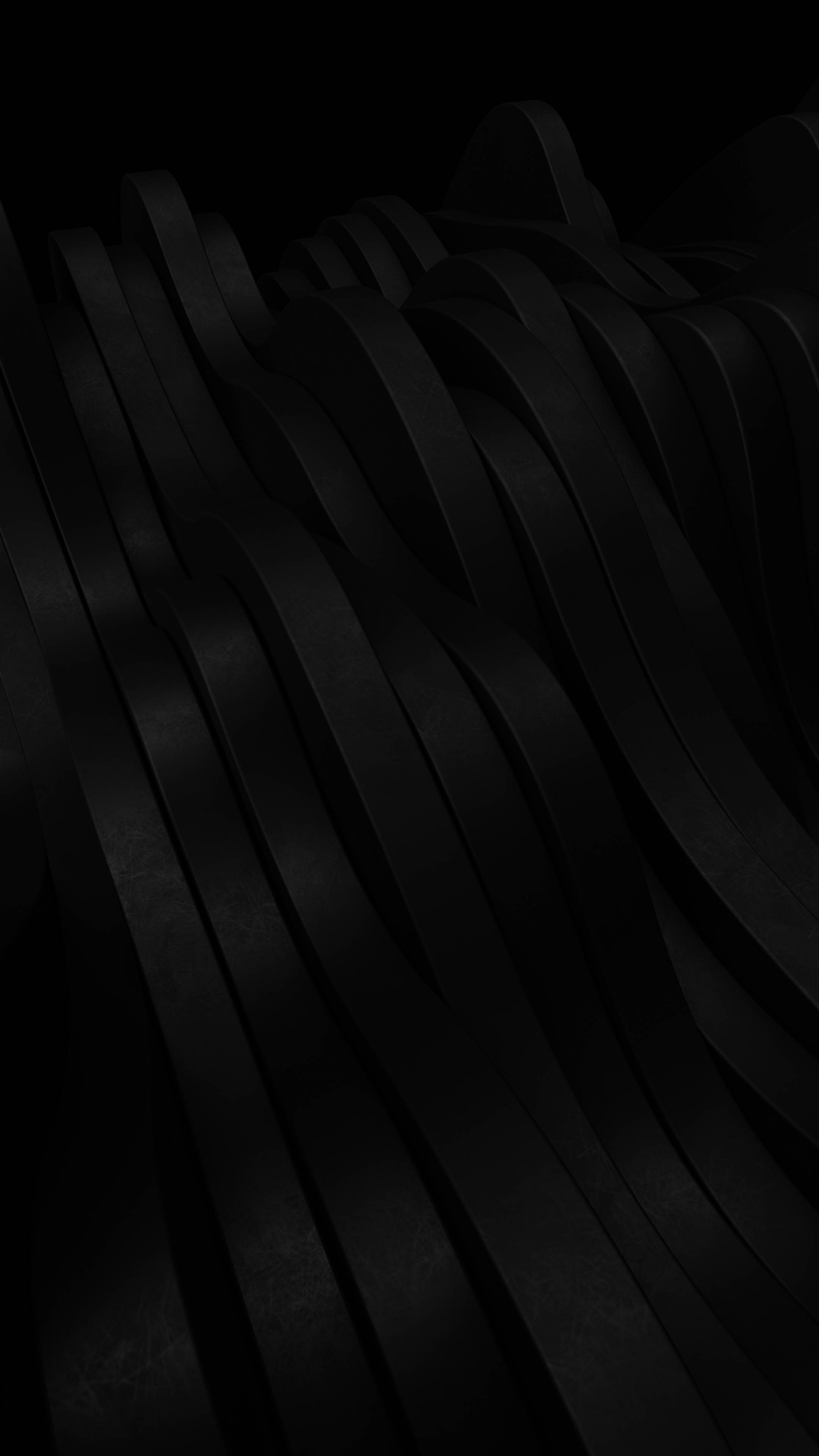 Abstrakt 3D minimalistisk svart telefon Bakgrunner
