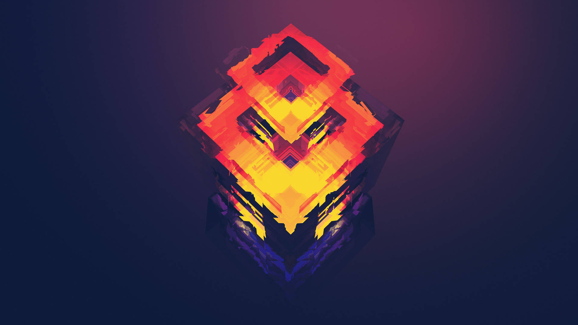 Abstrakt polygonkunst 4k-bakgrunn.