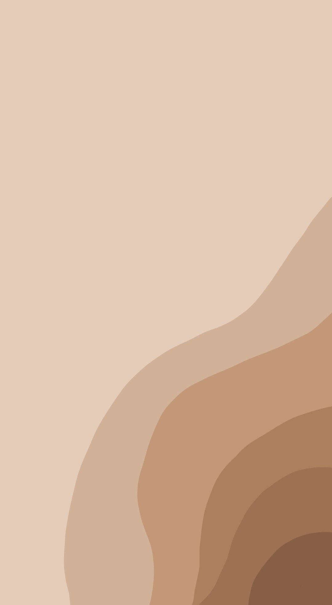 Abstrakt beige brun estetisk maleri Bakgrunner