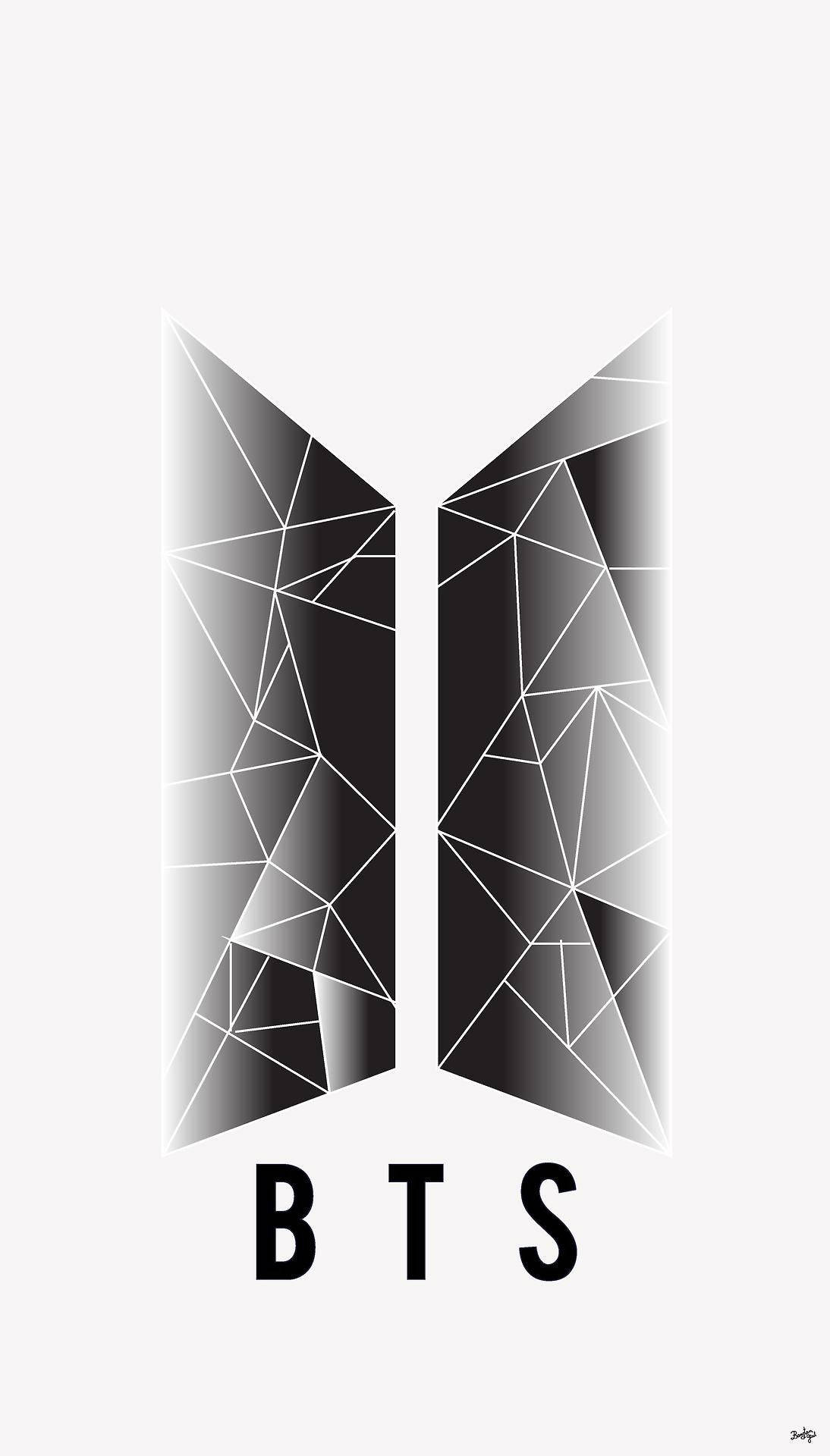 Abstrakt BTS-logo Bakgrunner