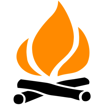 Abstrakt flammeikon Bakgrunner