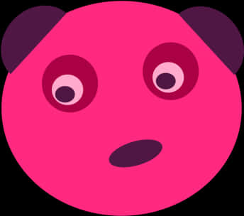 Abstrakt rosa pandaansikt Bakgrunner