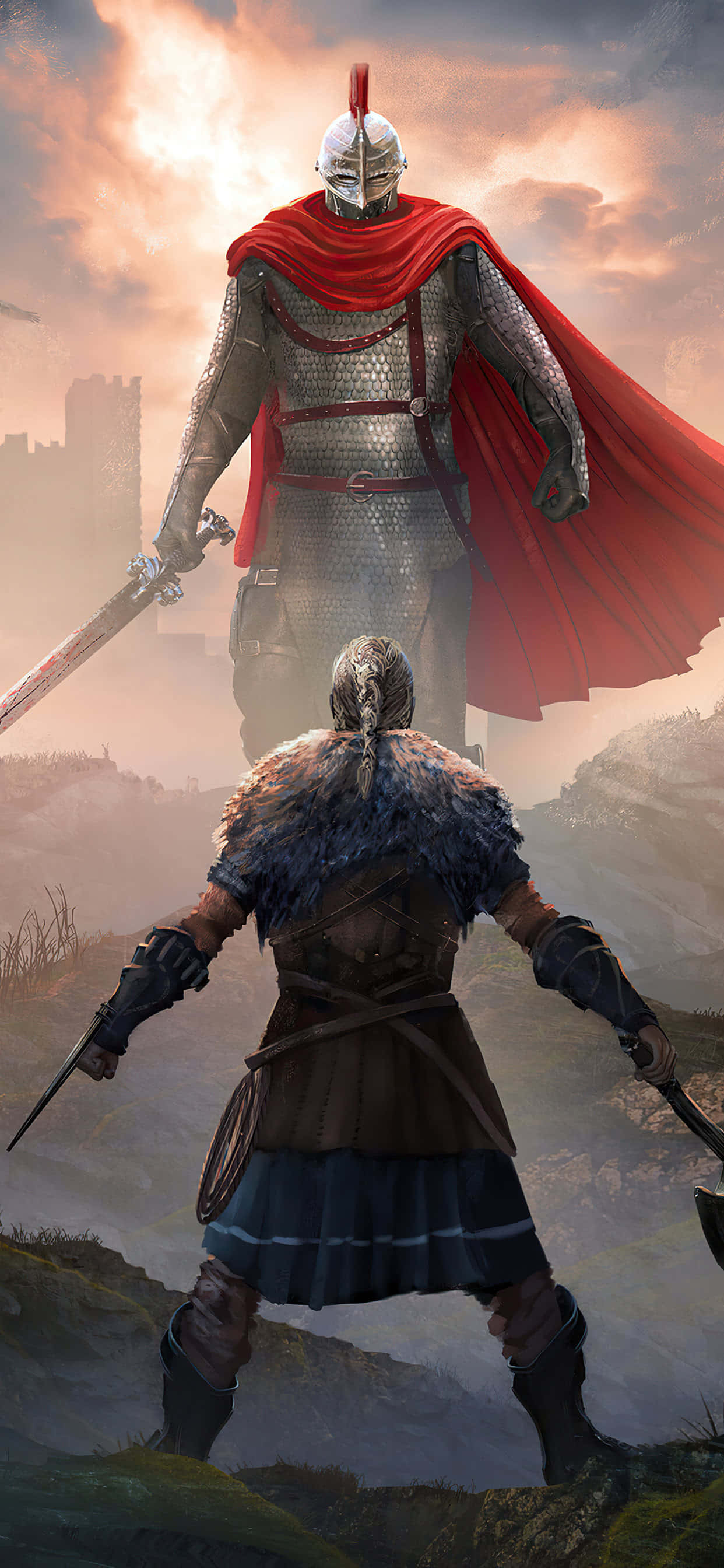 Actionvideospill iPhone Xs Max Assassin's Creed Valhalla Bakgrunn Bakgrunner