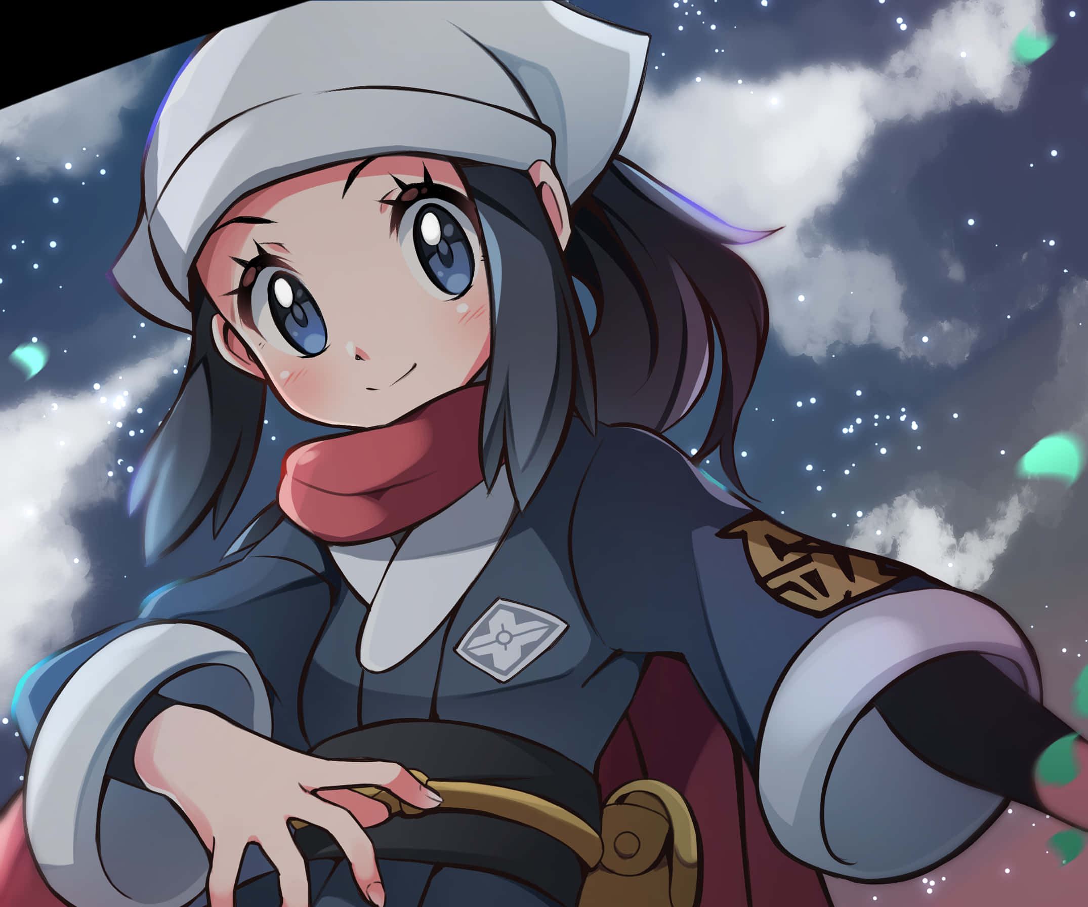 Akari Pokemon PFP i stjernehimmel Bakgrunner