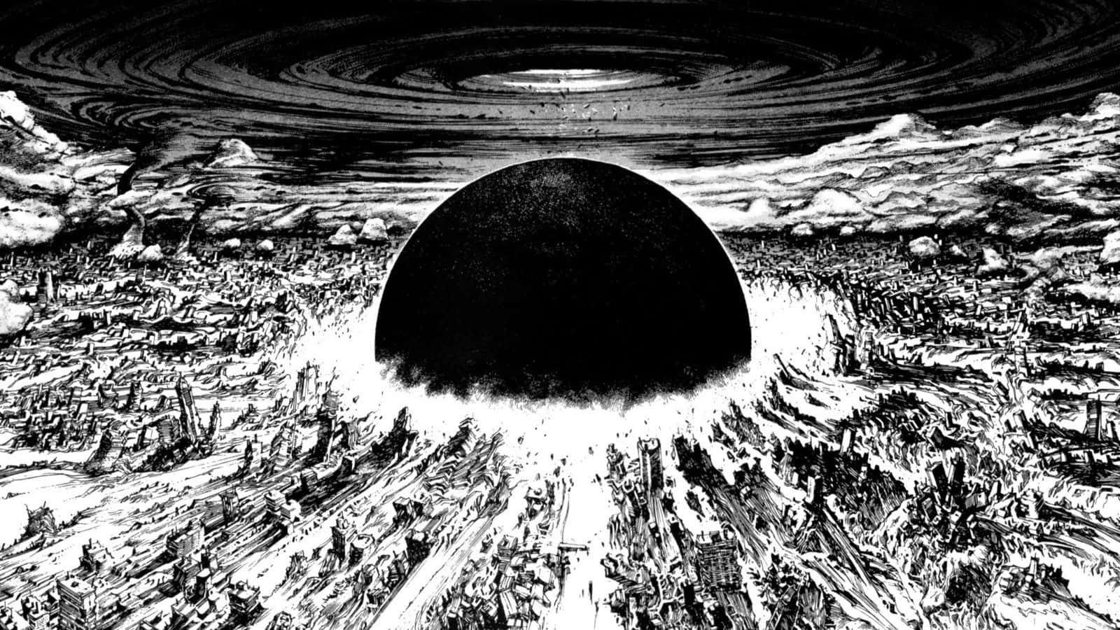 Akira-bakgrunn fra mangapanel Bakgrunner
