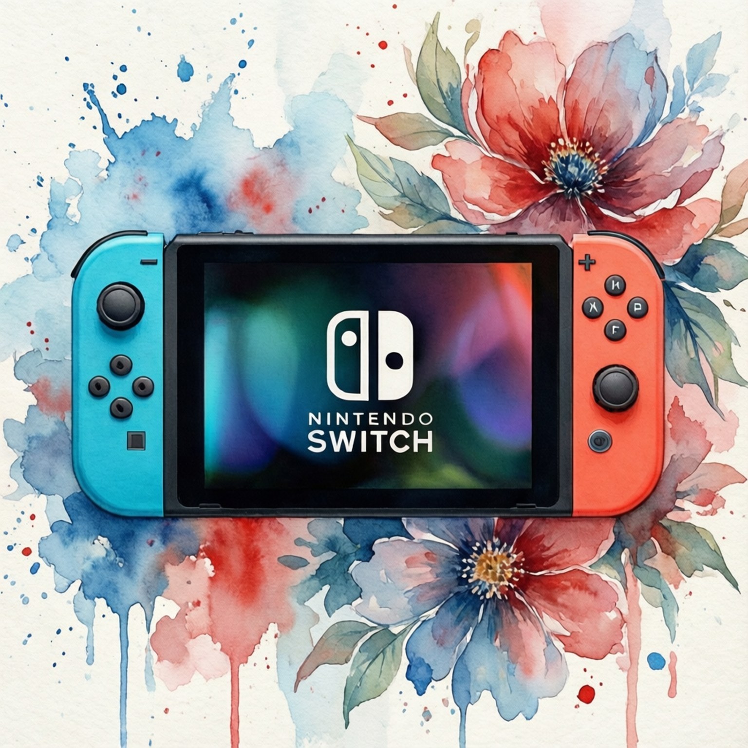 Akvarell Switch Bakgrunner