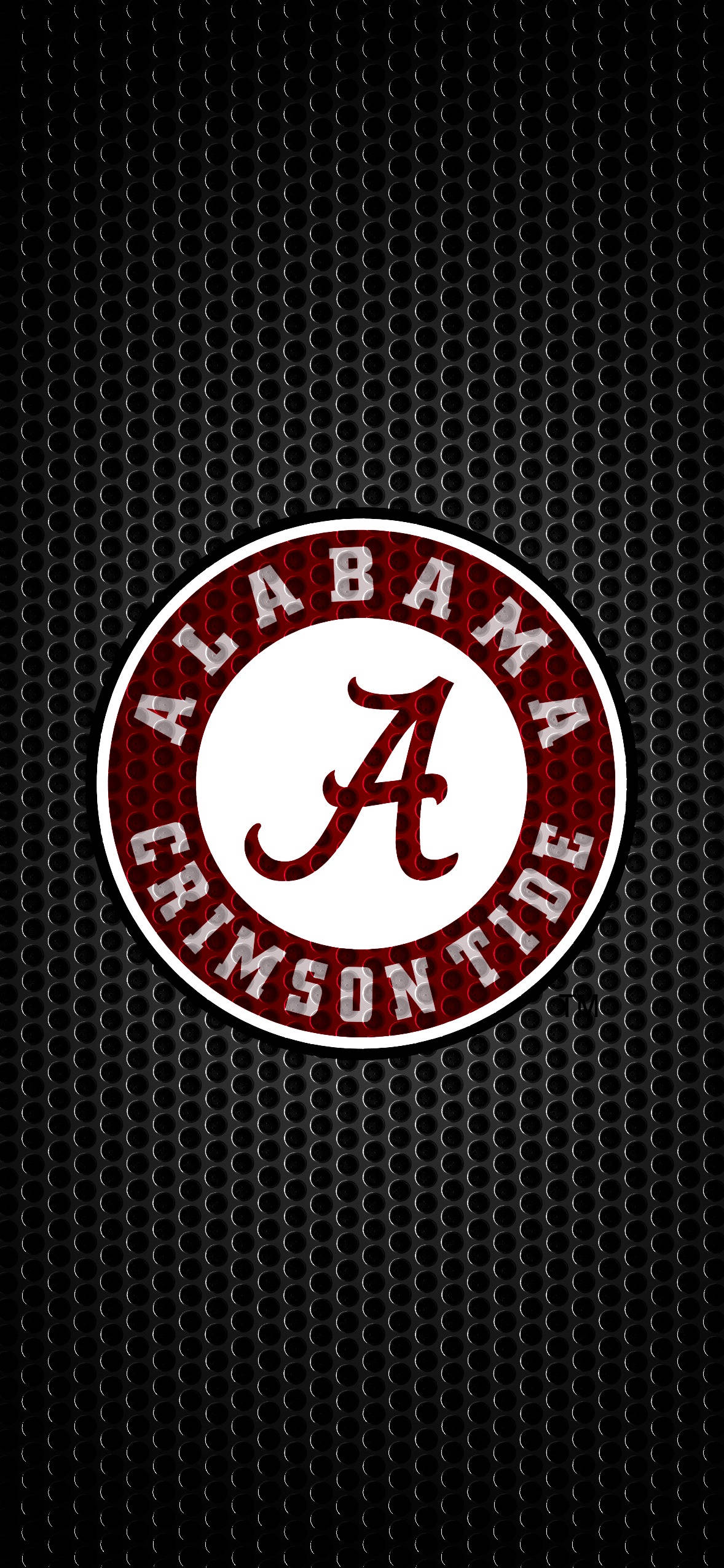 Alabama Crimson Tide svart metallkunst Bakgrunner