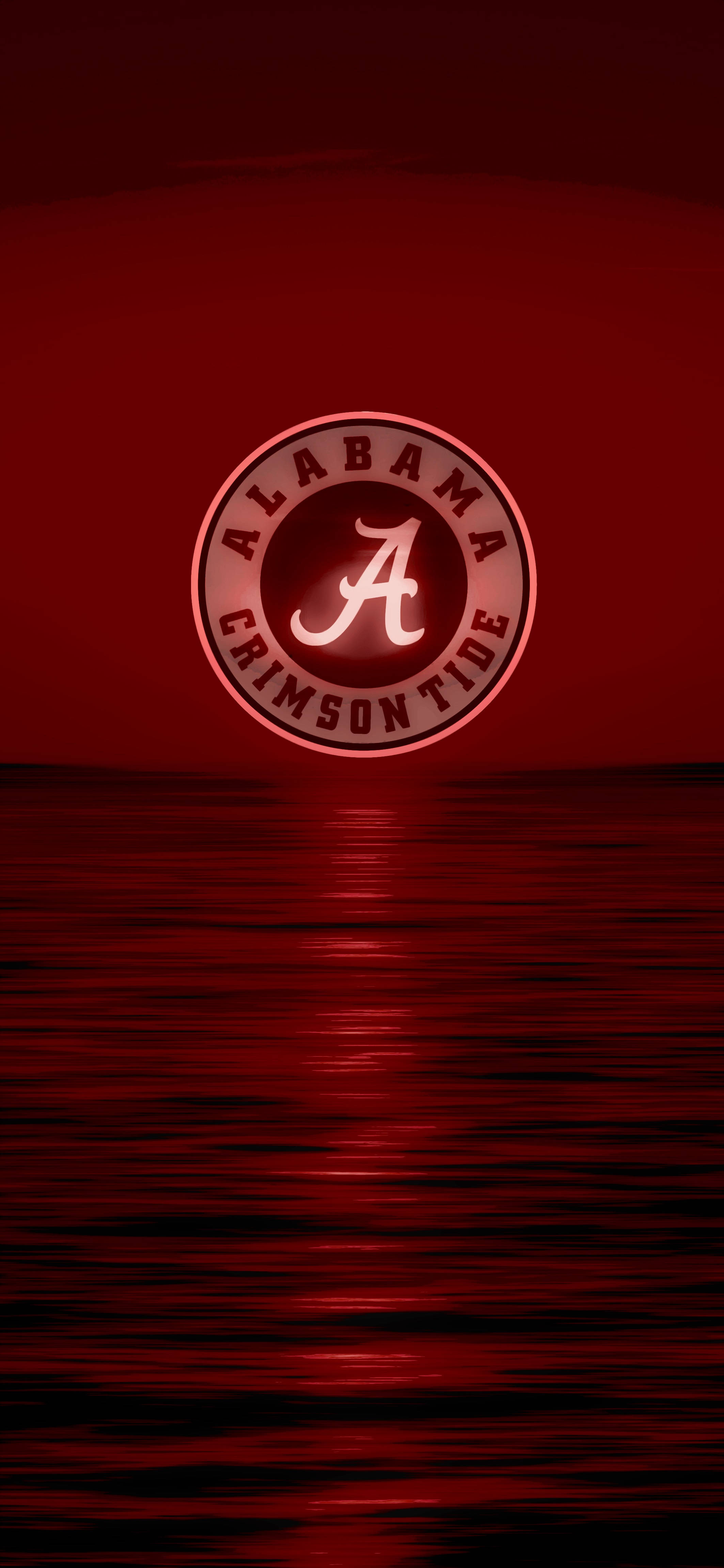 Alabama Crimson Tide Mørk Solnedgang Bakgrunner
