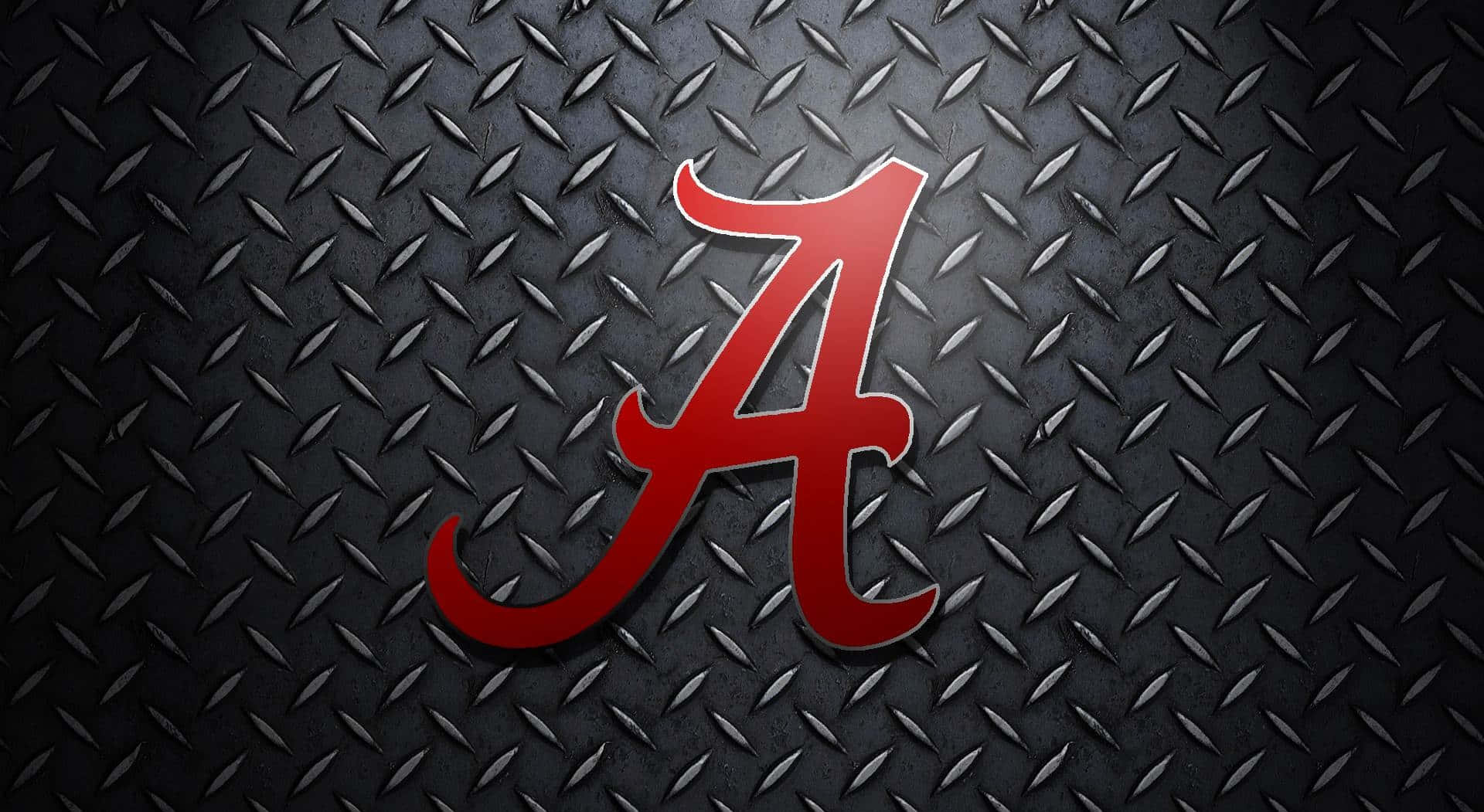 Alabama Football-lagets symbol på tråplate Bakgrunner