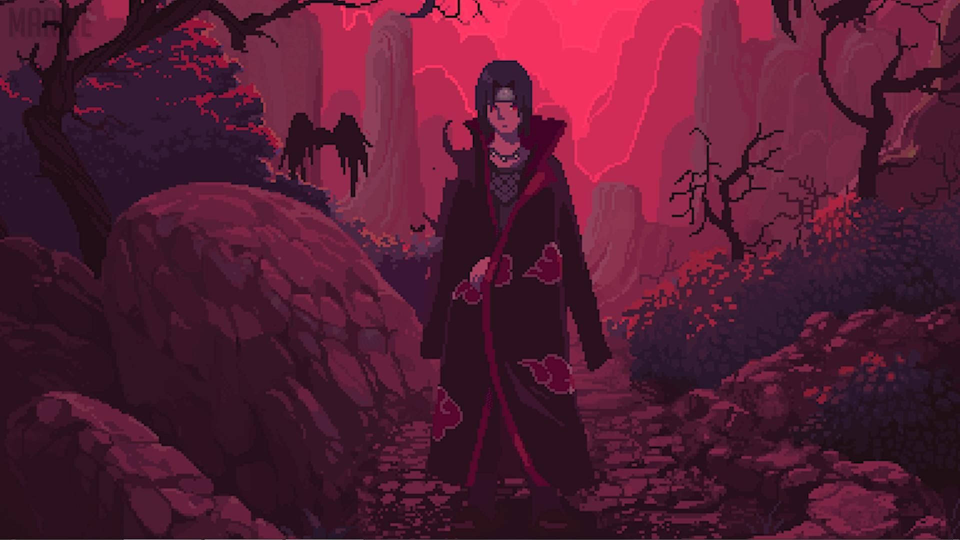 1920x1080 Itachi Uchiha - Mange netter (uten musikk) bakgrunn for veggbilde — Mørk anime GIF Bakgrunner