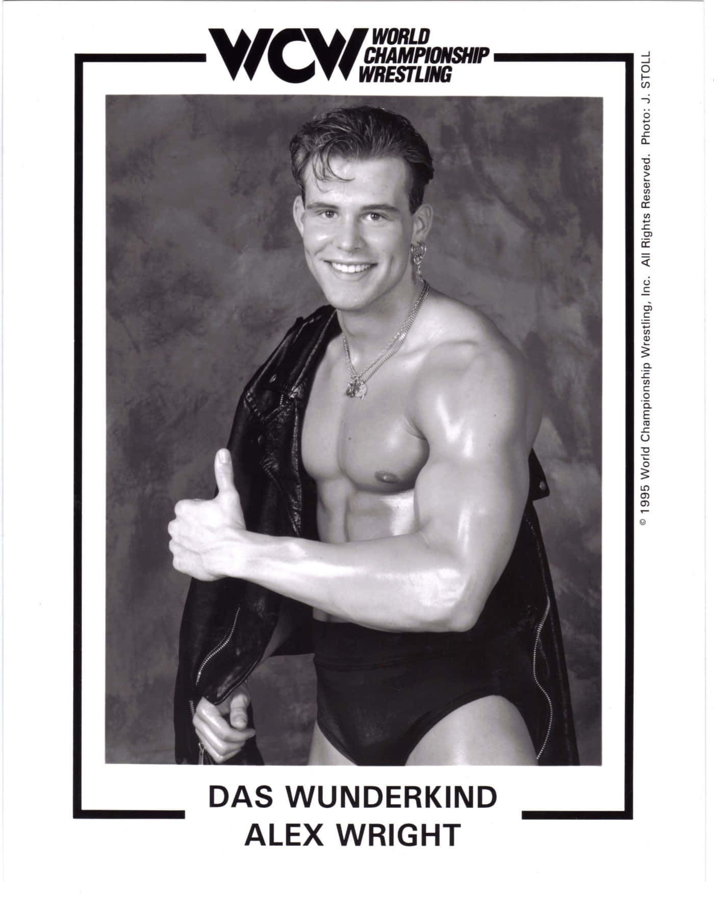 Alex Wright, anerkjent WCW-wrestlingstjerne Bakgrunner