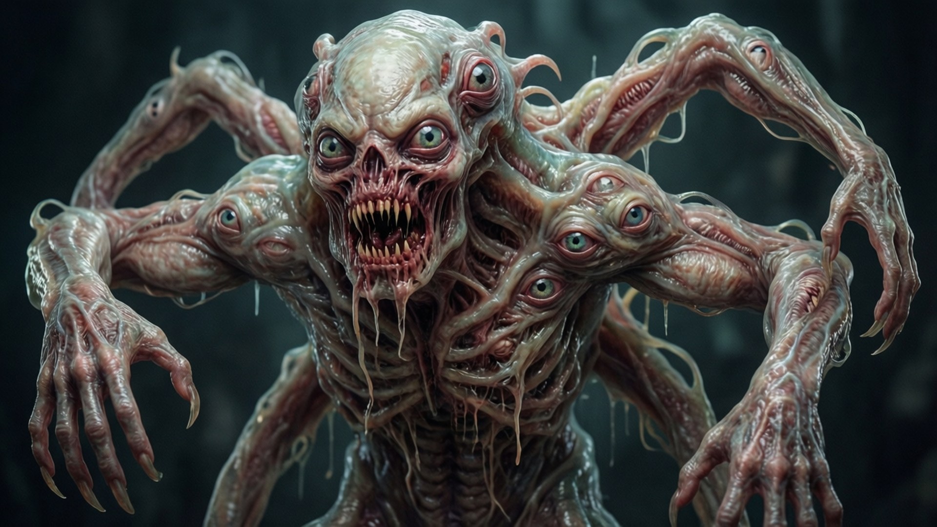 Alien-Necromorph-hybrid Bakgrunner