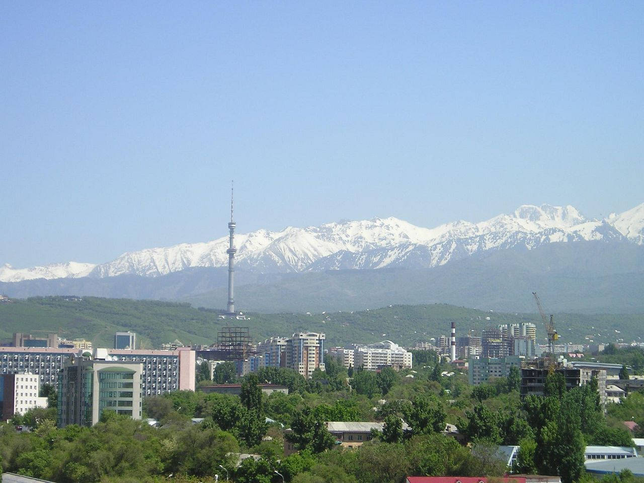 Almaty i Kazakhstan Bakgrunner