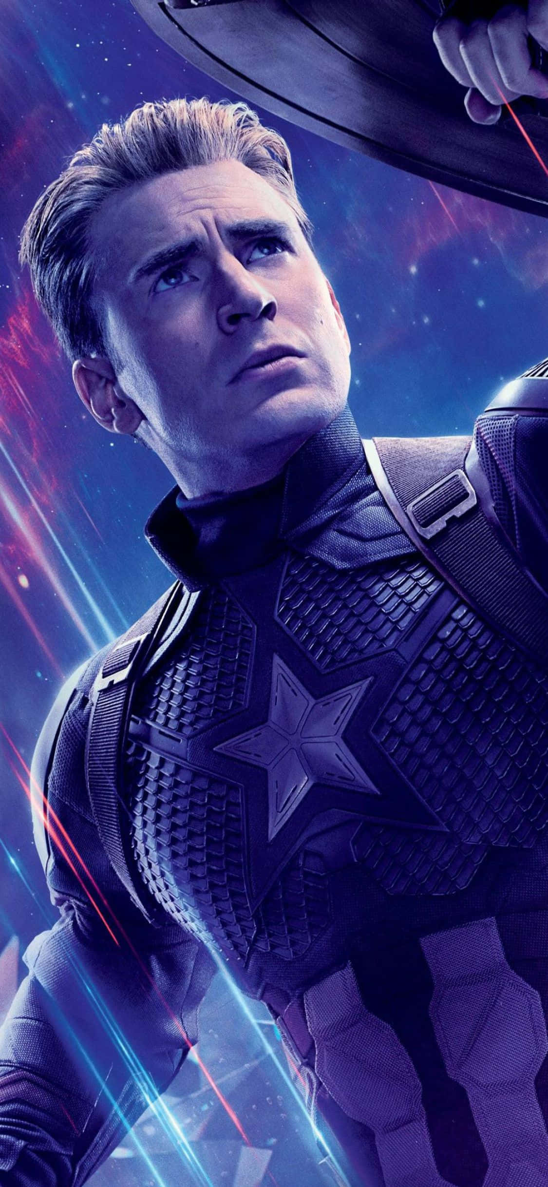 Amerikanske Skuespiller Chris Evans Captain America Avengers Endgame Bakgrunn Bakgrunner